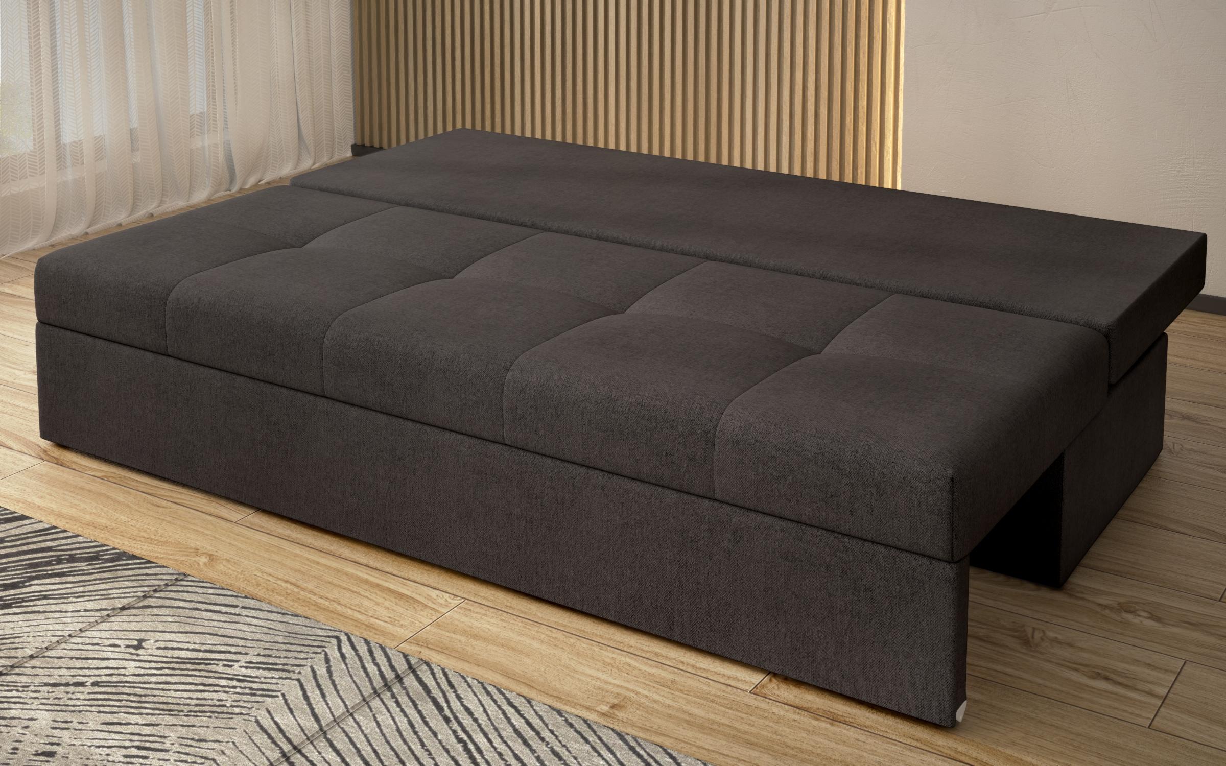 Canapea extensibila Aleto, gri-maroniu  5
