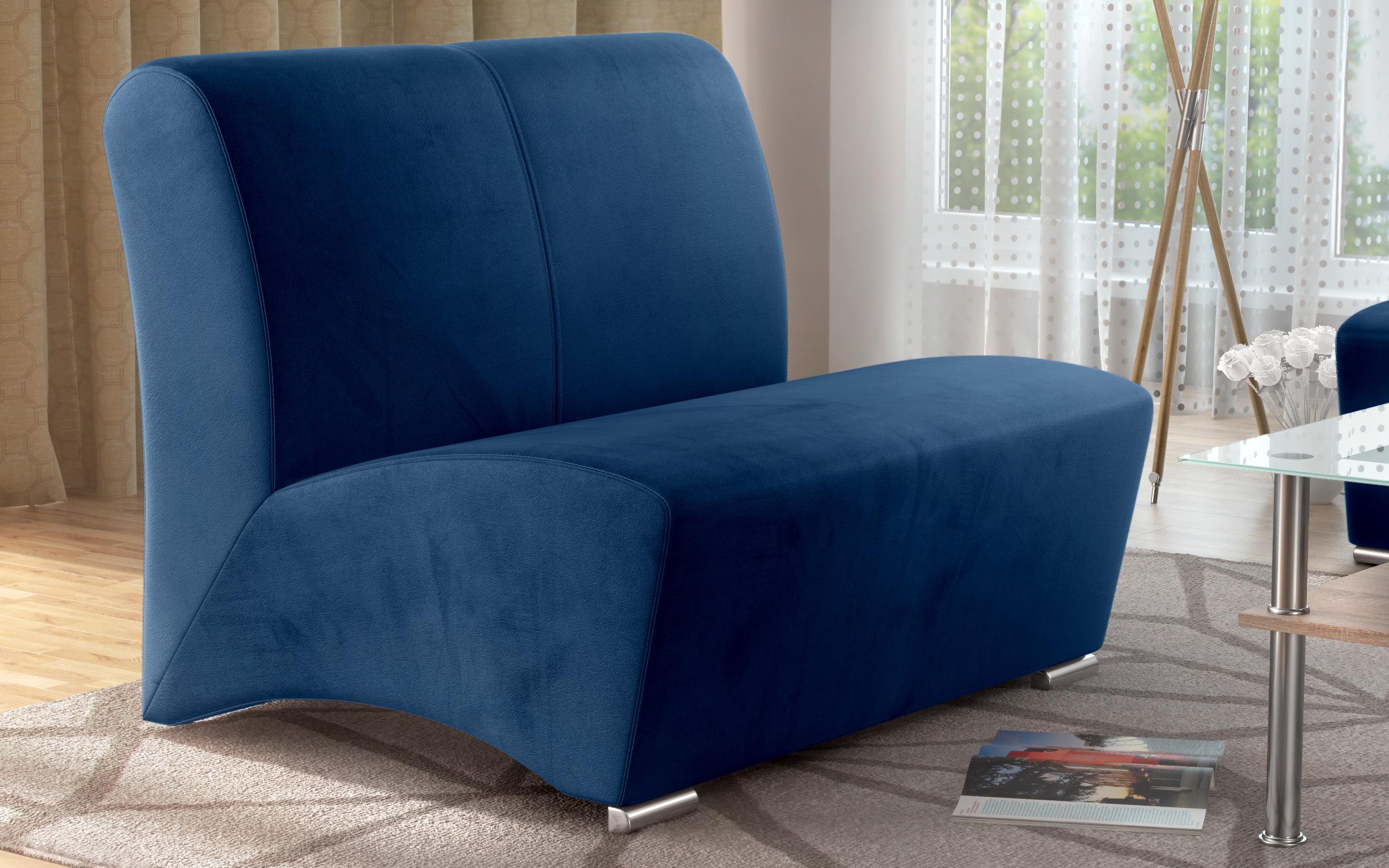 Canapea cu doua locuri Arturo II, albastru inchis  1