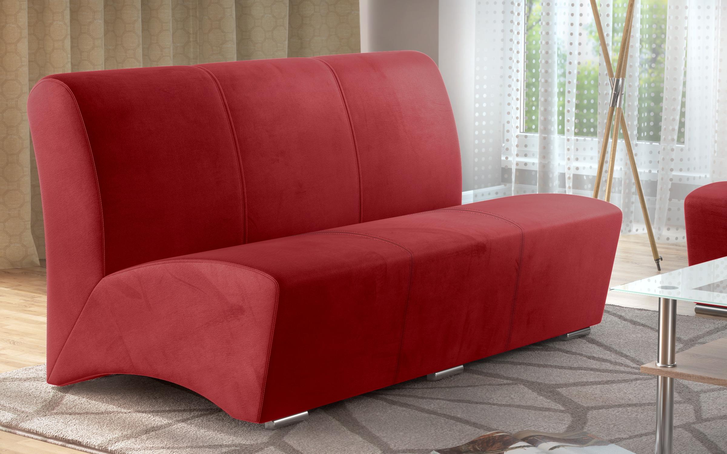 Canapea cu trei locuri  Arturo II, rosu  1