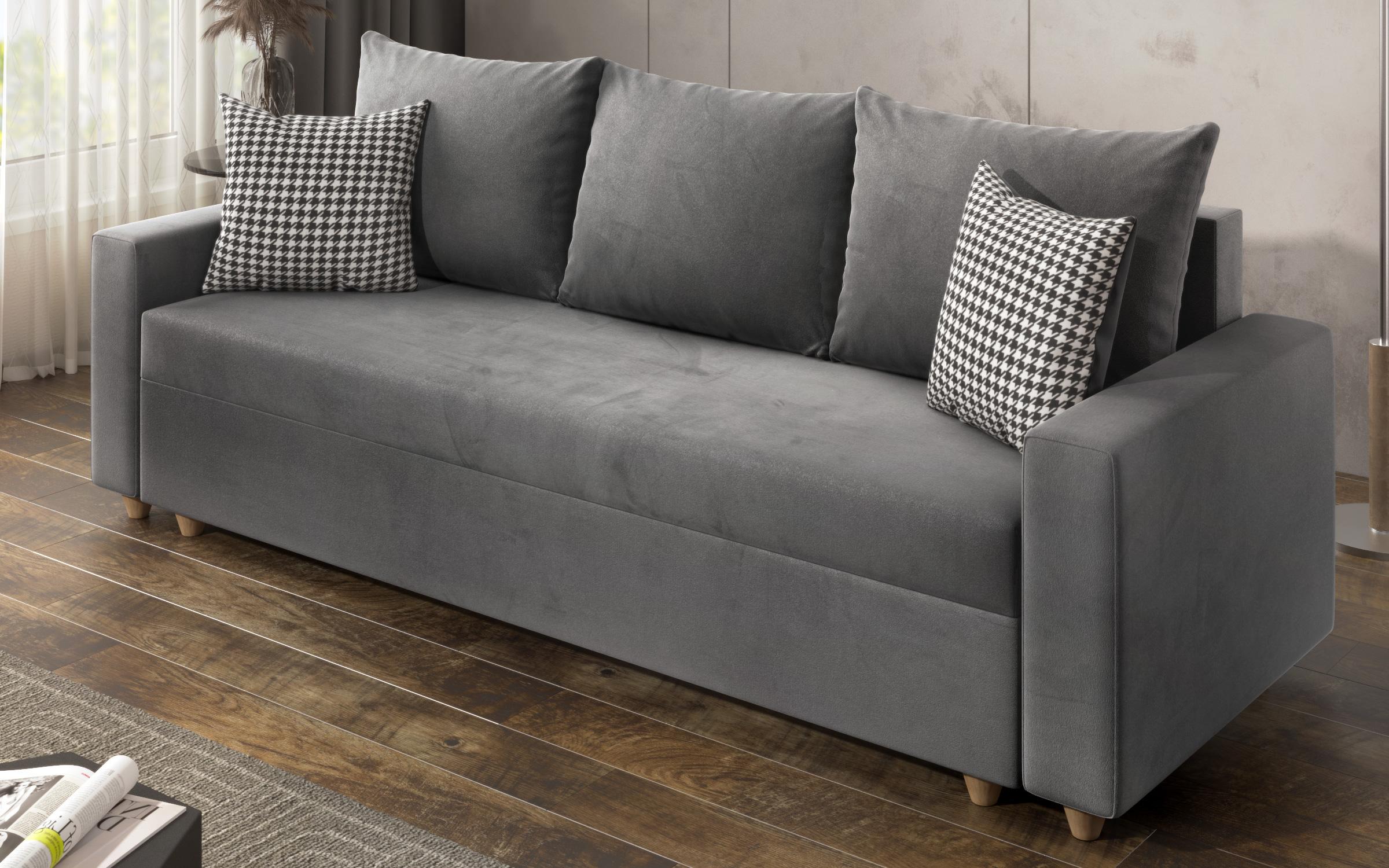 Canapea extensibila Fabiola, gri  3