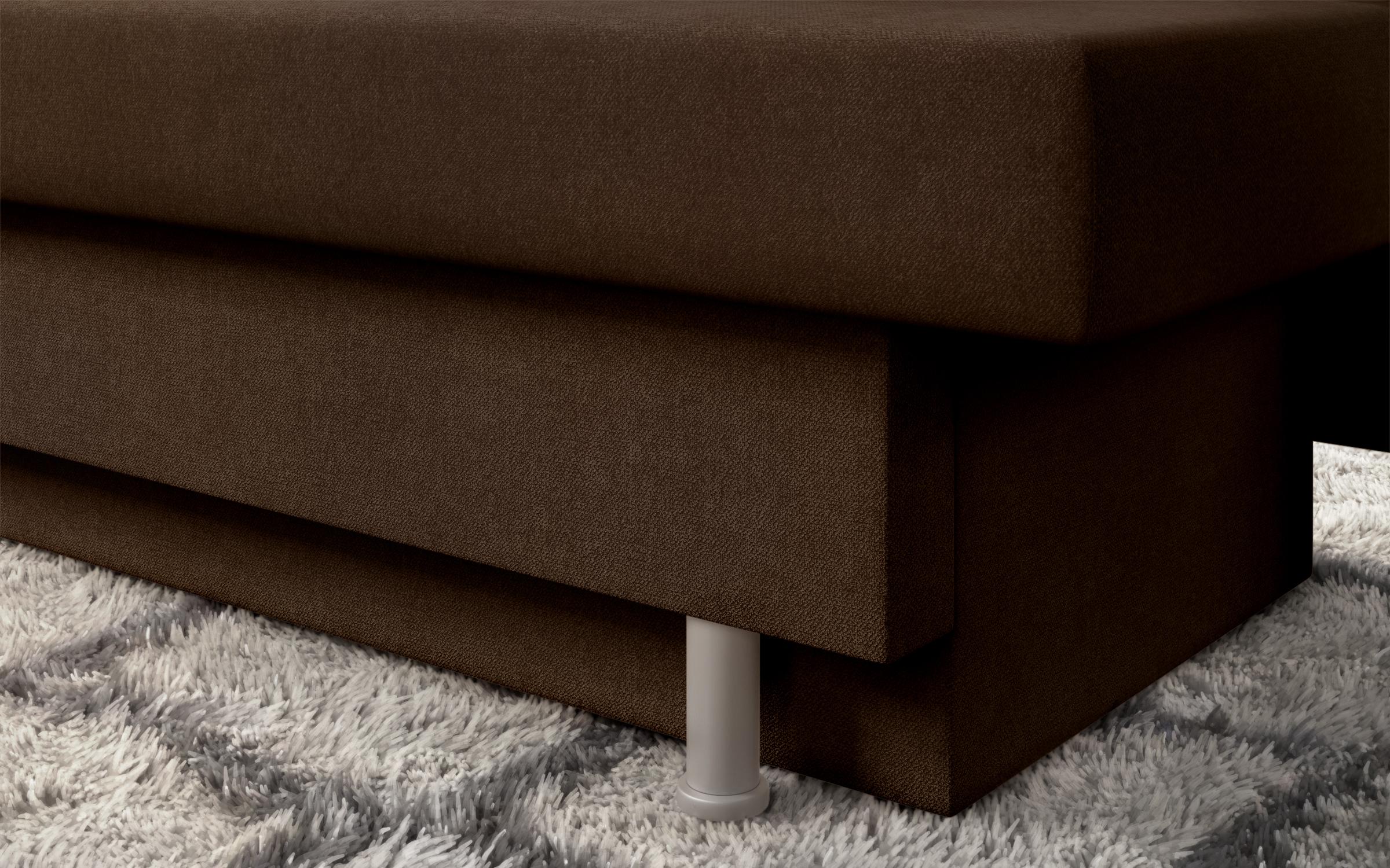 Canapea extensibila Marty, maro + print  6