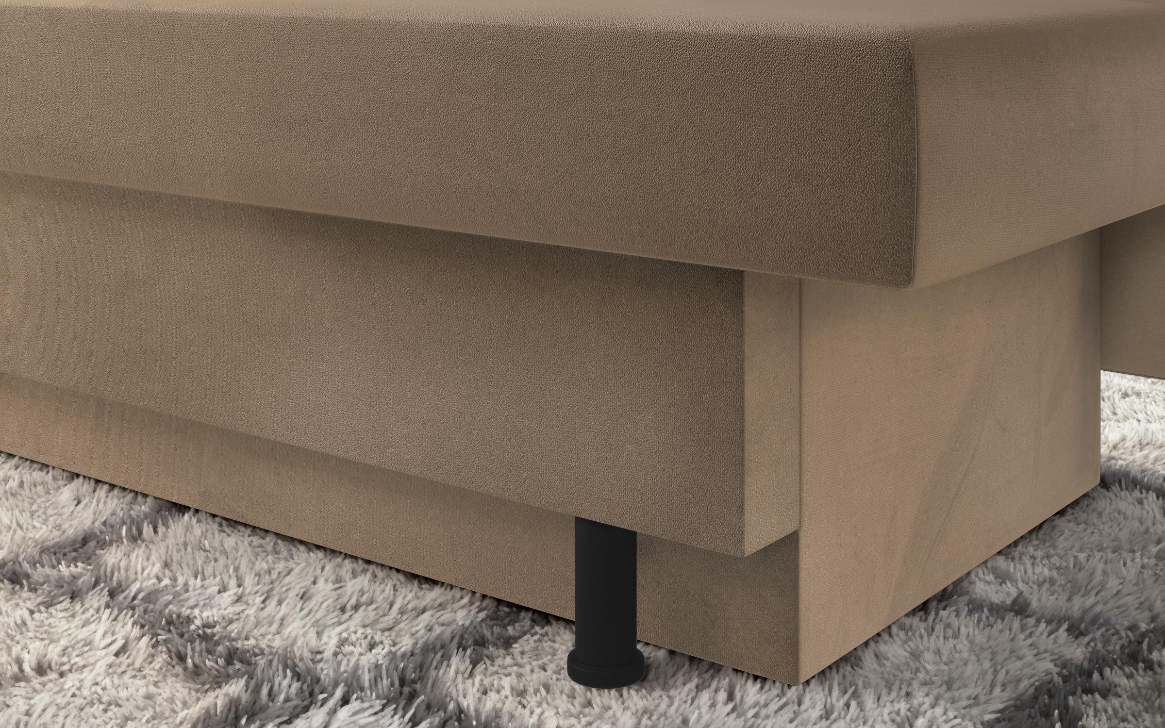 Canapea extensibila Marty, bej deschis + maro  6