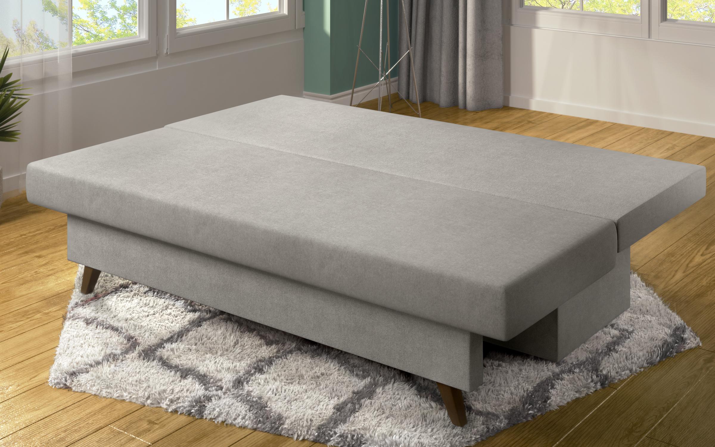 Canapea extensibila Marty, gri deschis + gri-maroniu  7