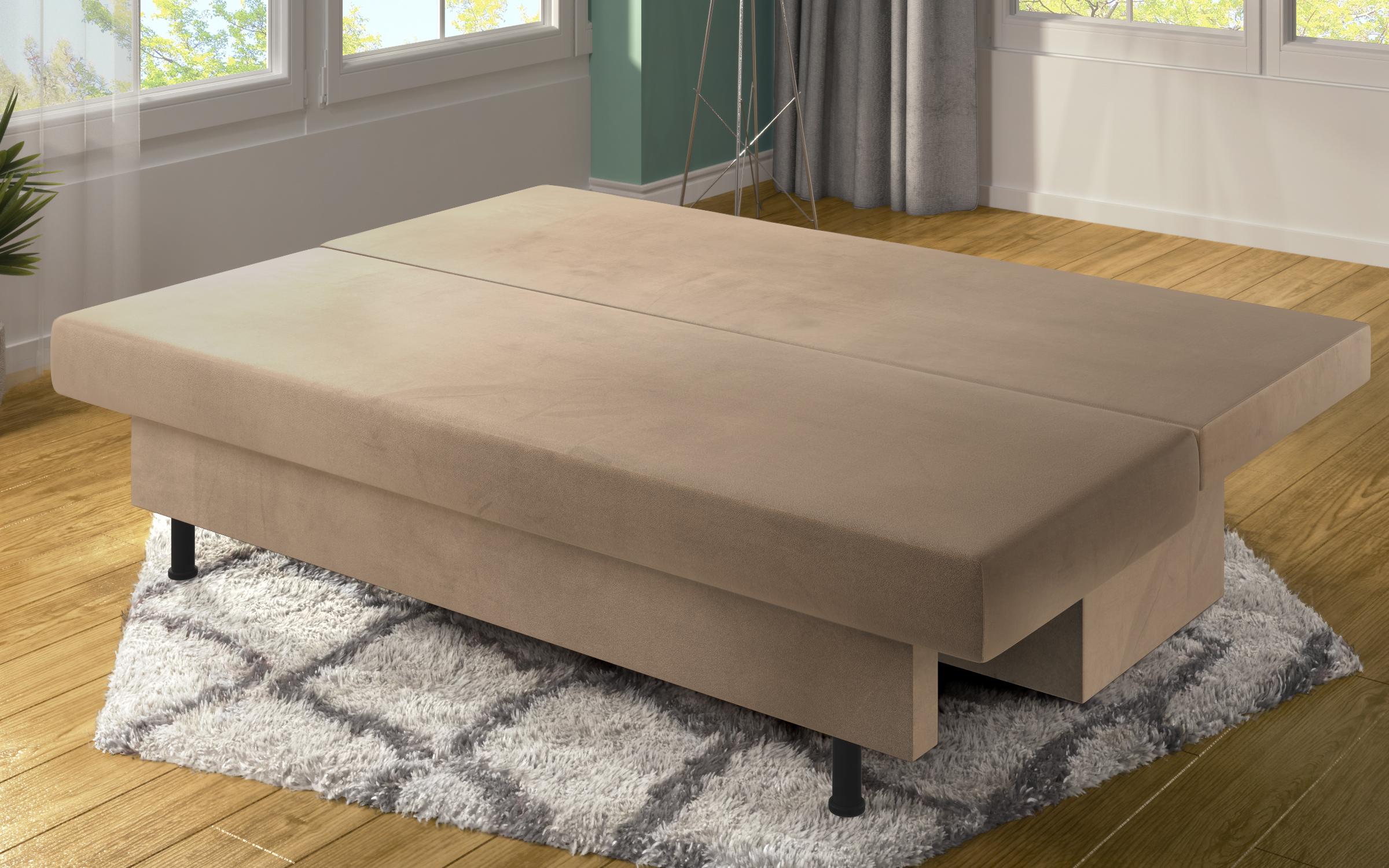 Canapea extensibila Marty, bej deschis + maro  7