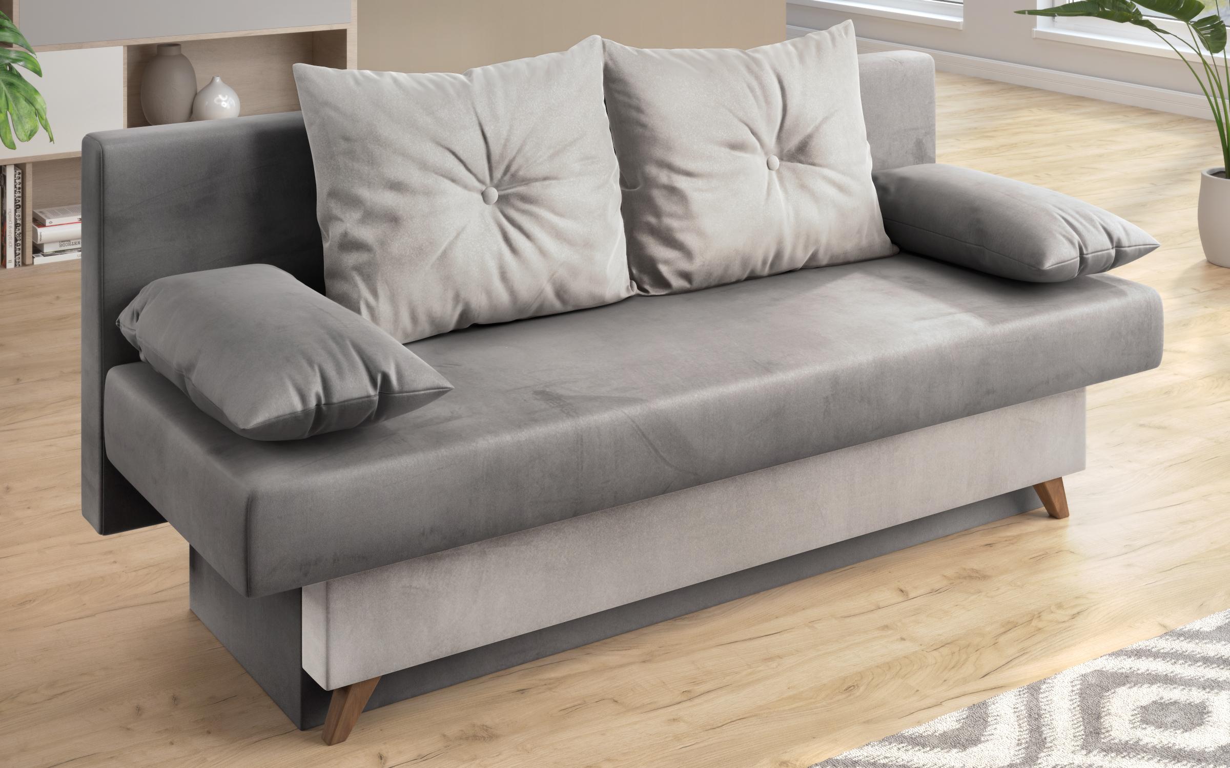 Canapea extensibila Victorio, gri inchis + gri deschis  4