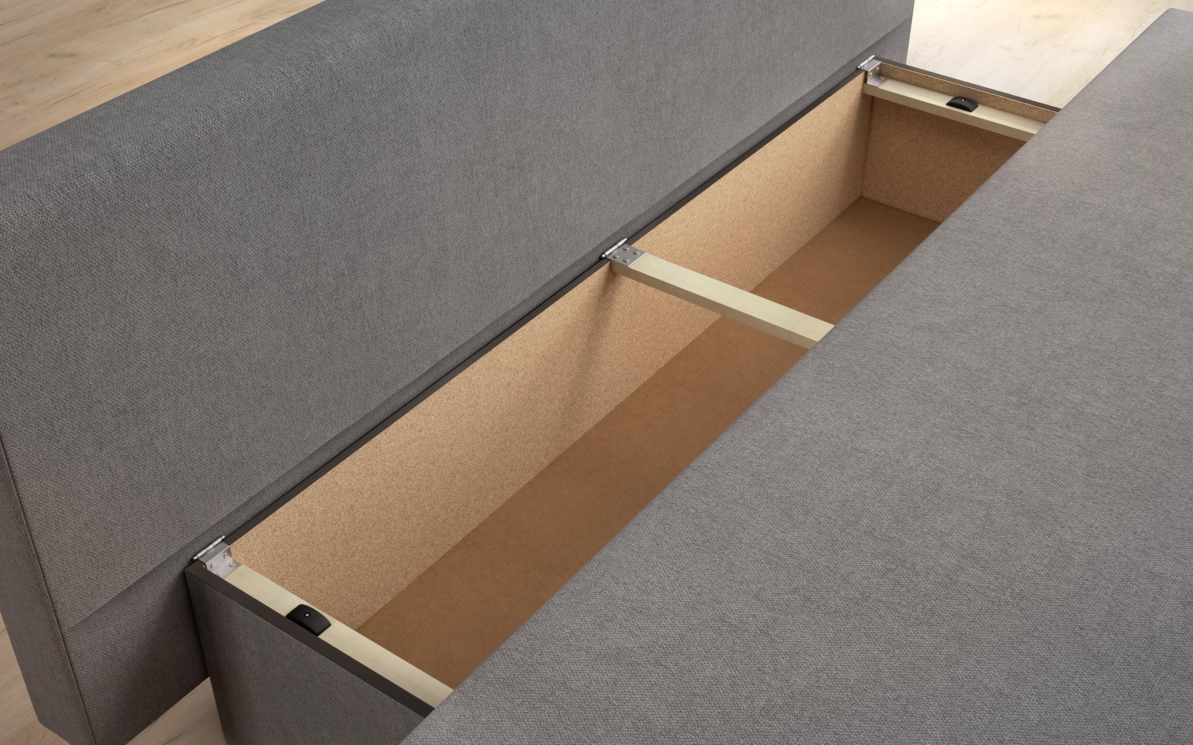 Canapea extensibila Victorio, gri + negru  6