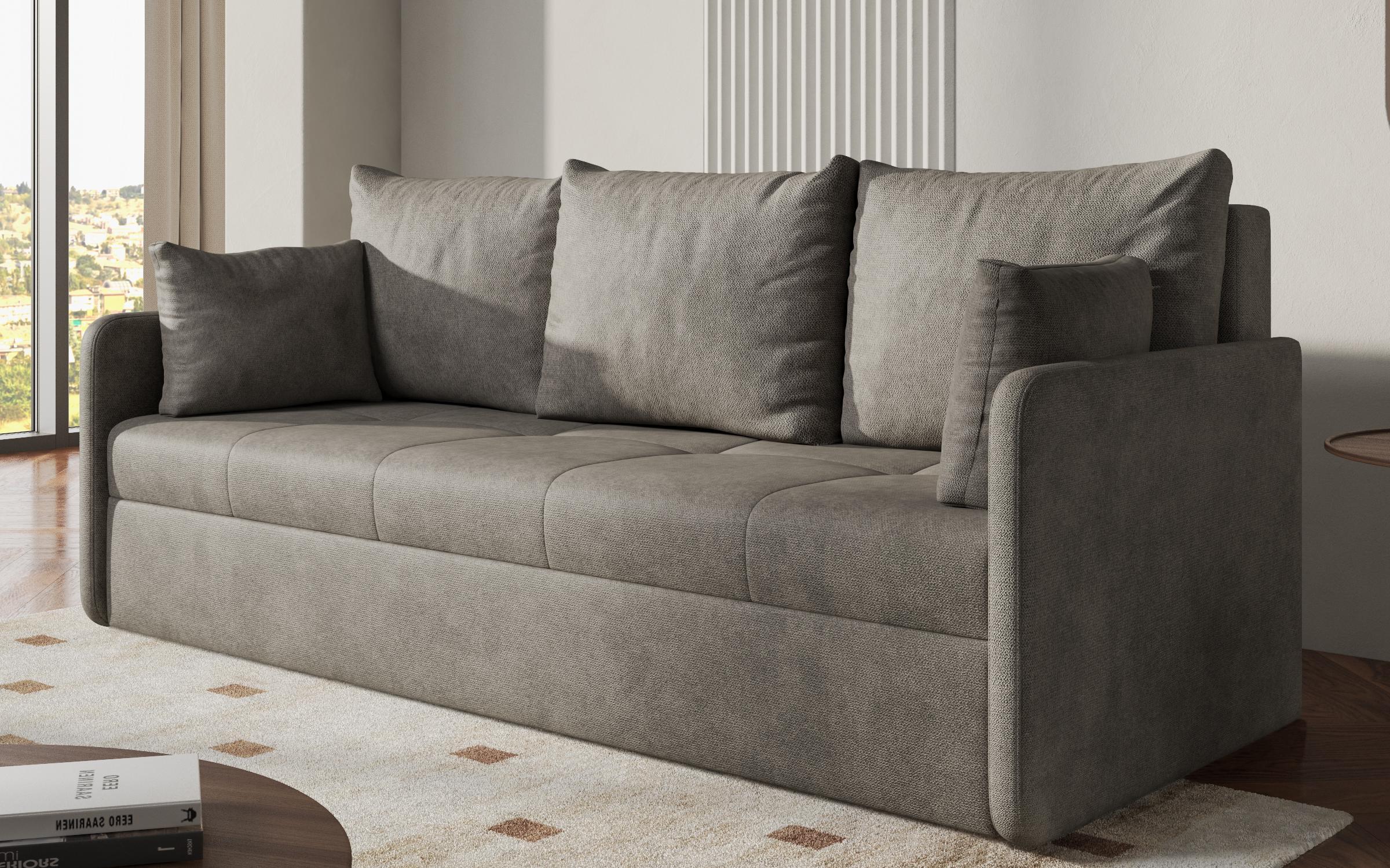 Canapea extensibila Astel, gri  4