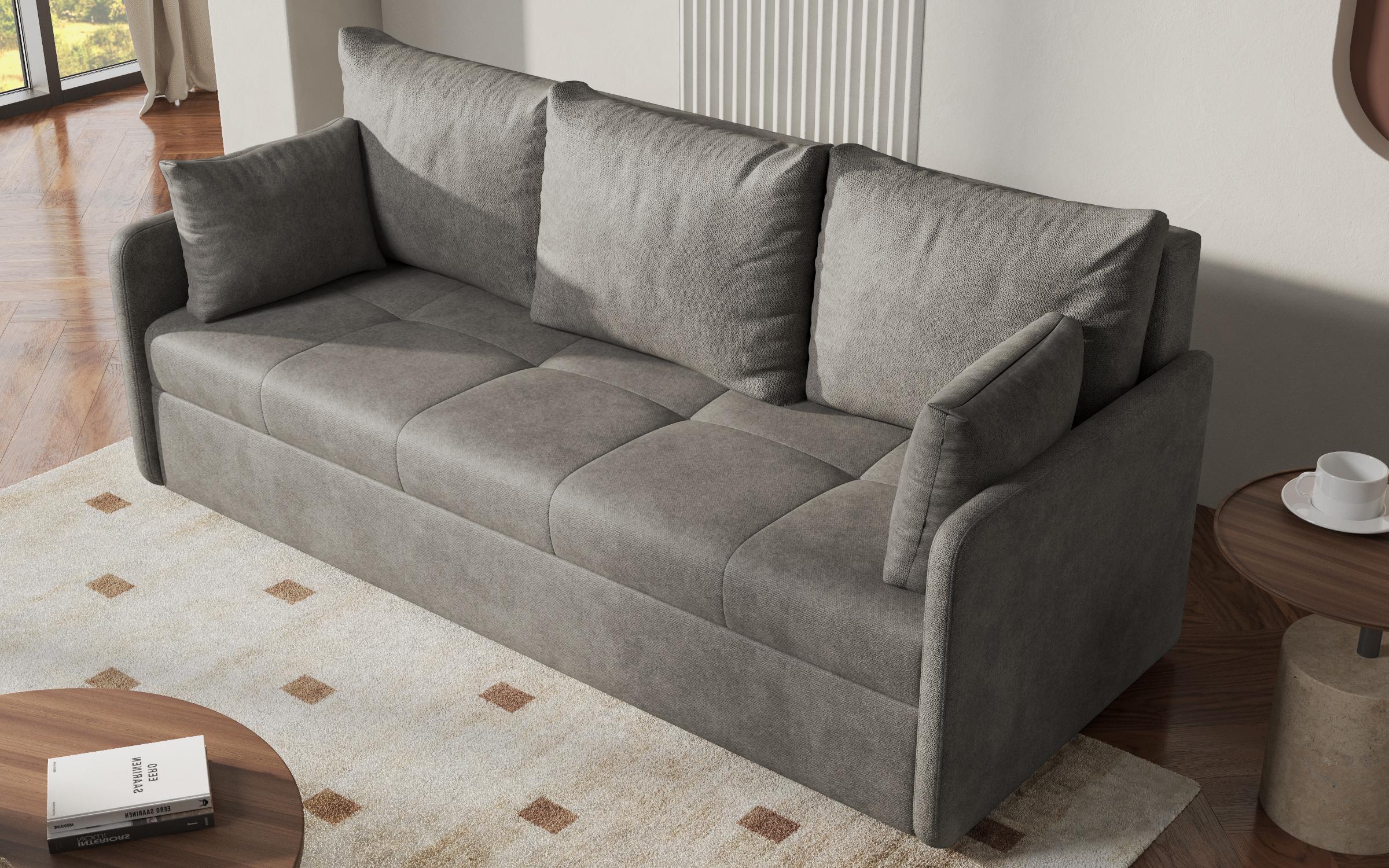 Canapea extensibila Astel, gri  5