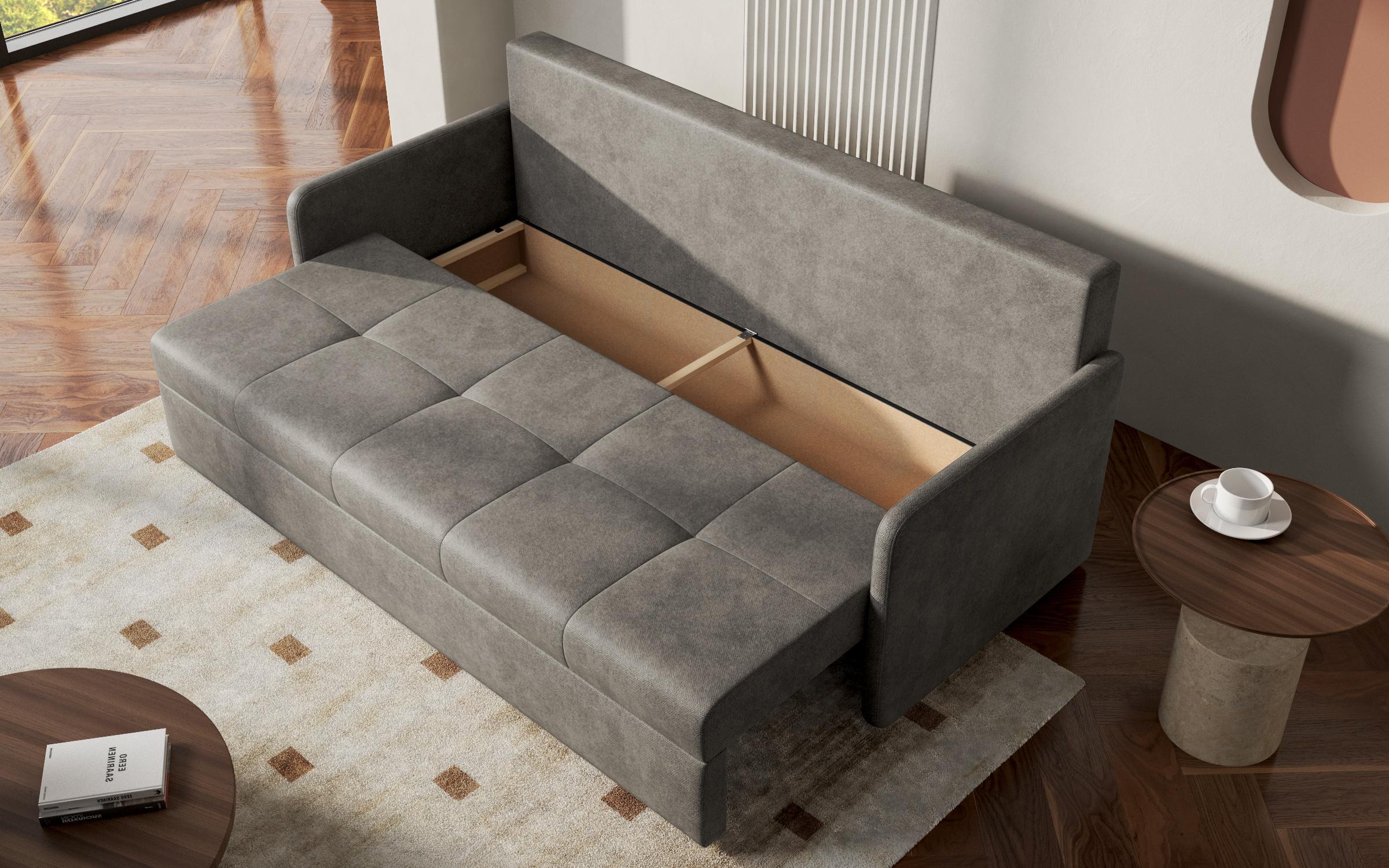 Canapea extensibila Astel, gri  6