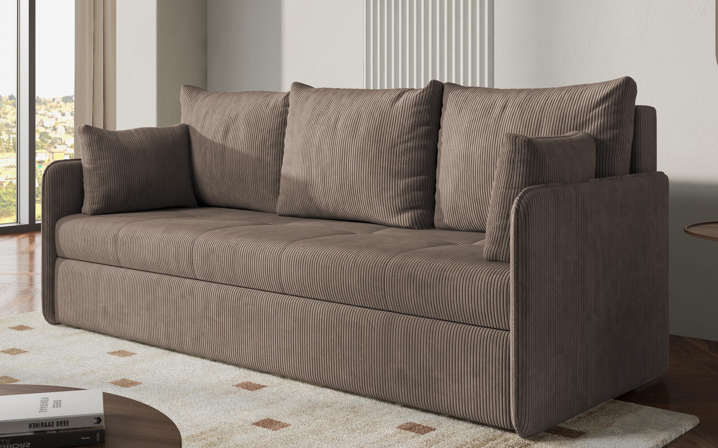 Canapea extensibila Astel, bej inchis  3
