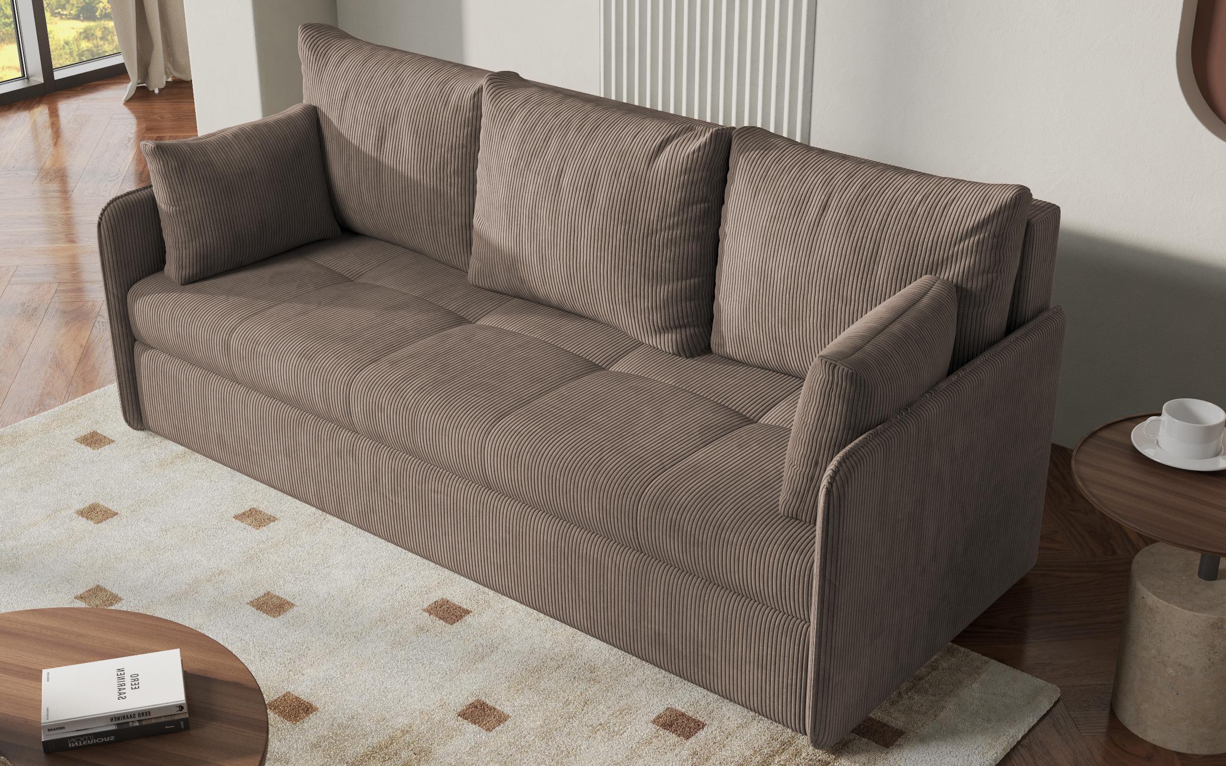 Canapea extensibila Astel, bej inchis  4