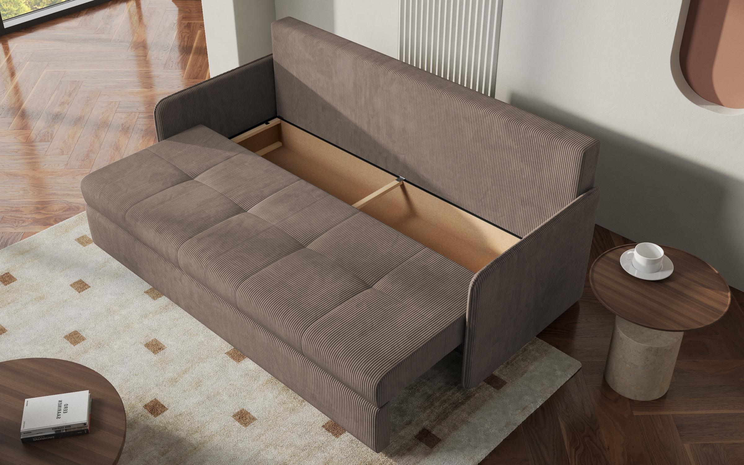Canapea extensibila Astel, bej inchis  7
