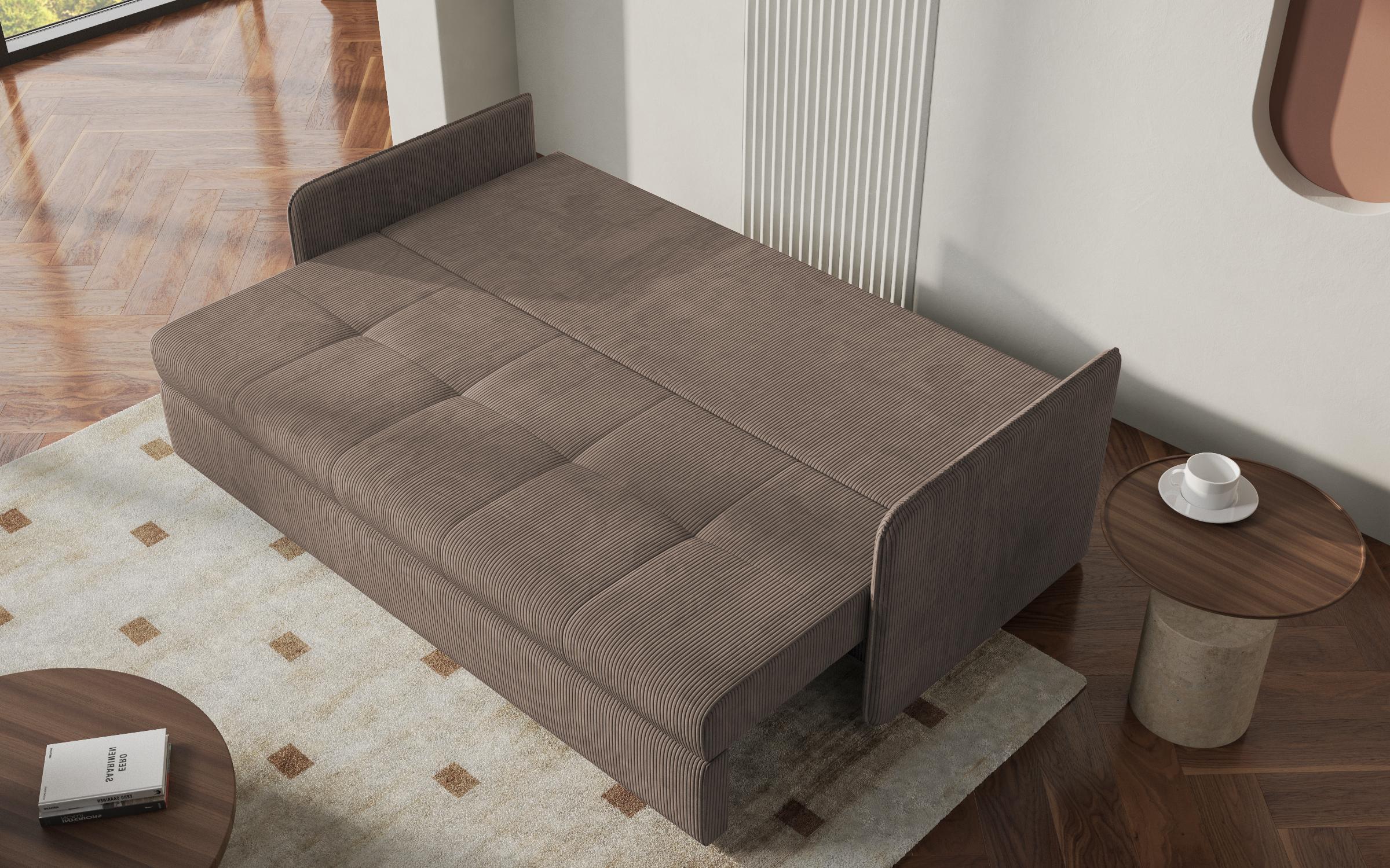Canapea extensibila Astel, bej inchis  6
