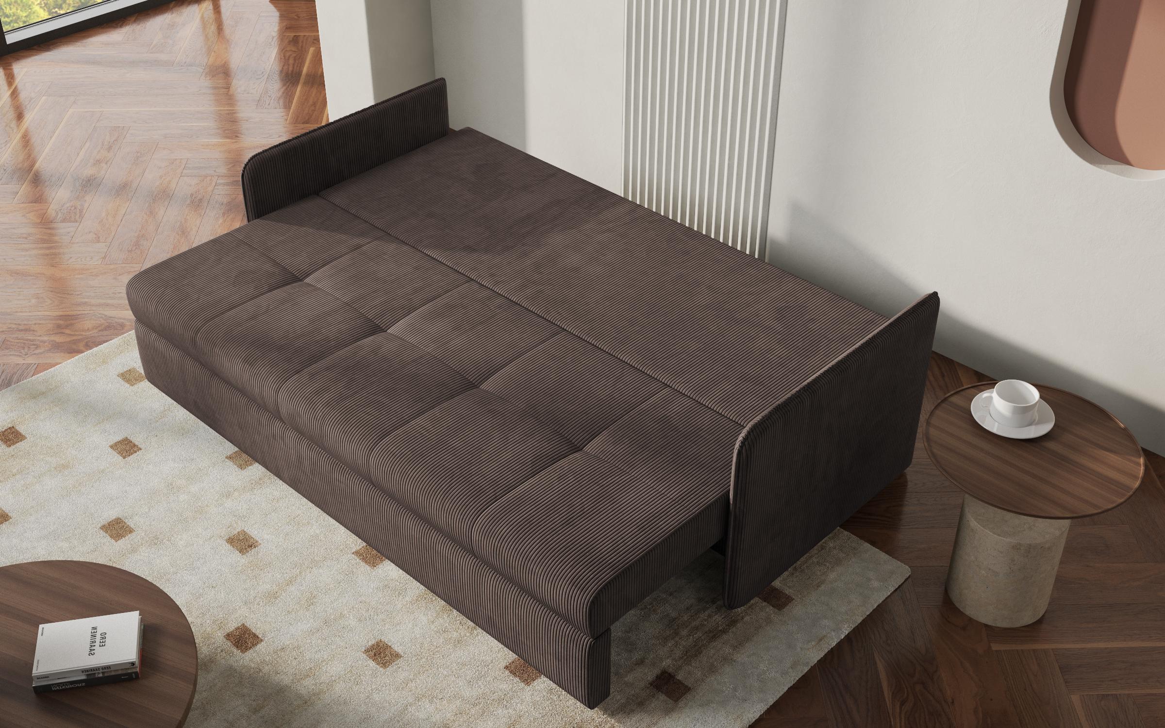 Canapea extensibila Astel, maro deschis  7