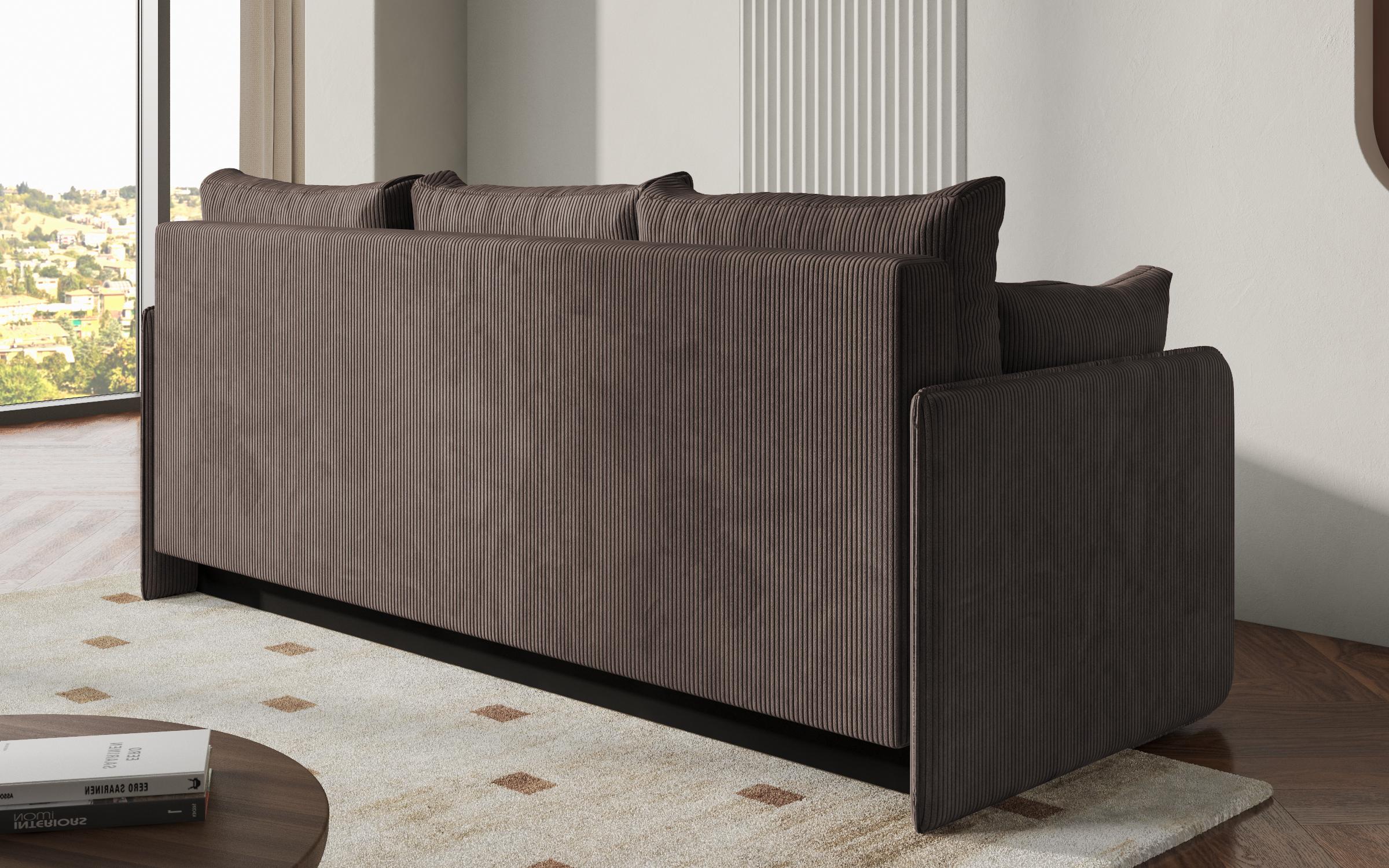 Canapea extensibila Astel, maro deschis  5