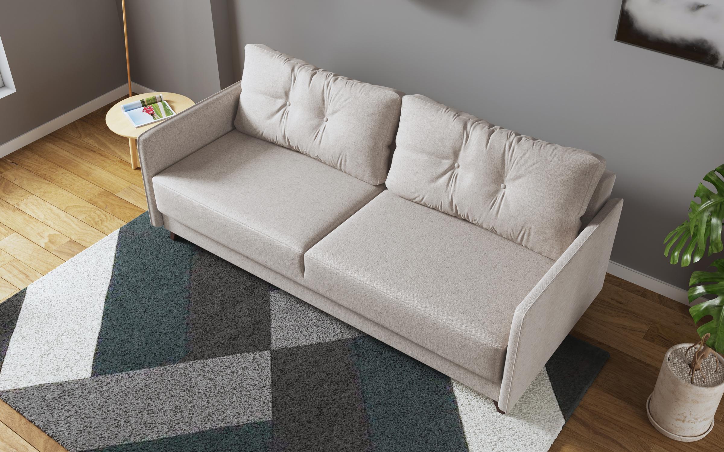 Canapea extensibila click- clack Bali, bej  6