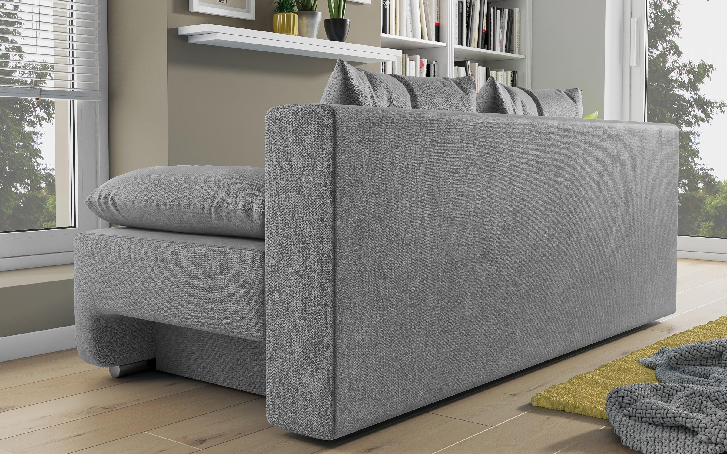Canapea extensibila Keira, gri deschis  6