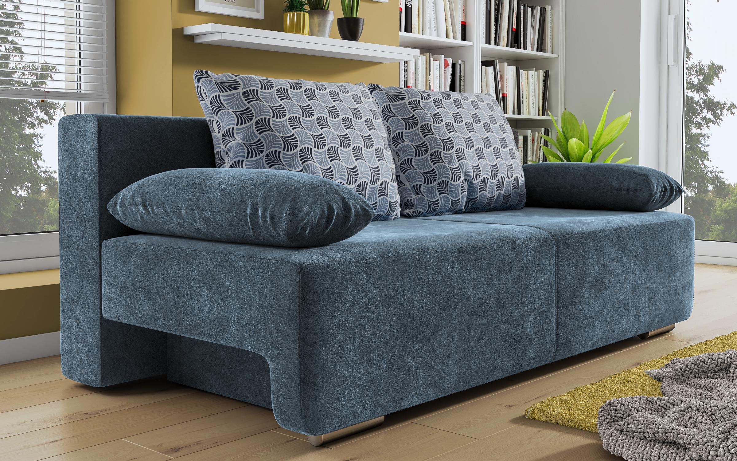 Canapea extensibila Keira, albastru  5