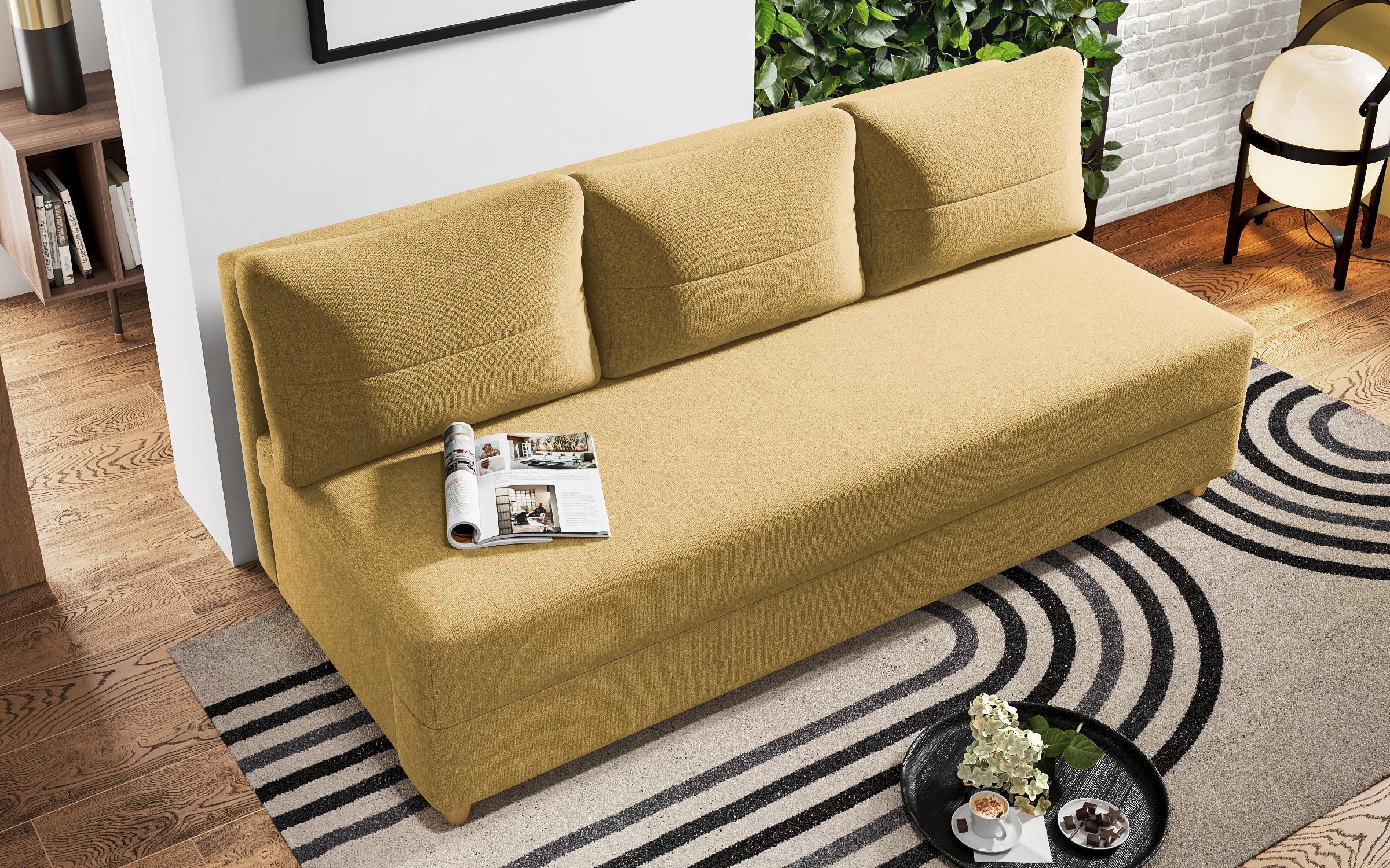 Canapea extensibila Arano, mustar  5
