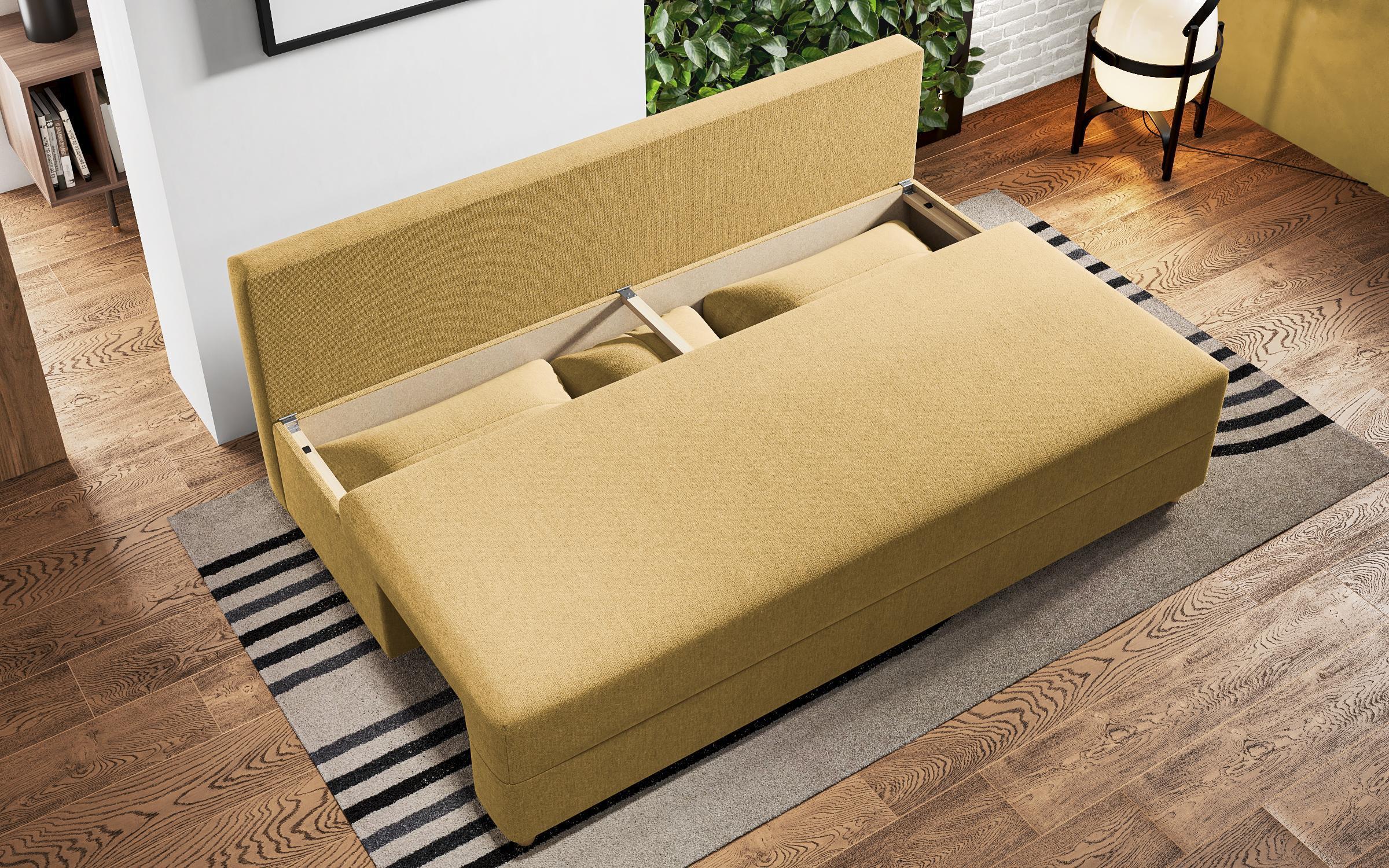 Canapea extensibila Arano, mustar  8