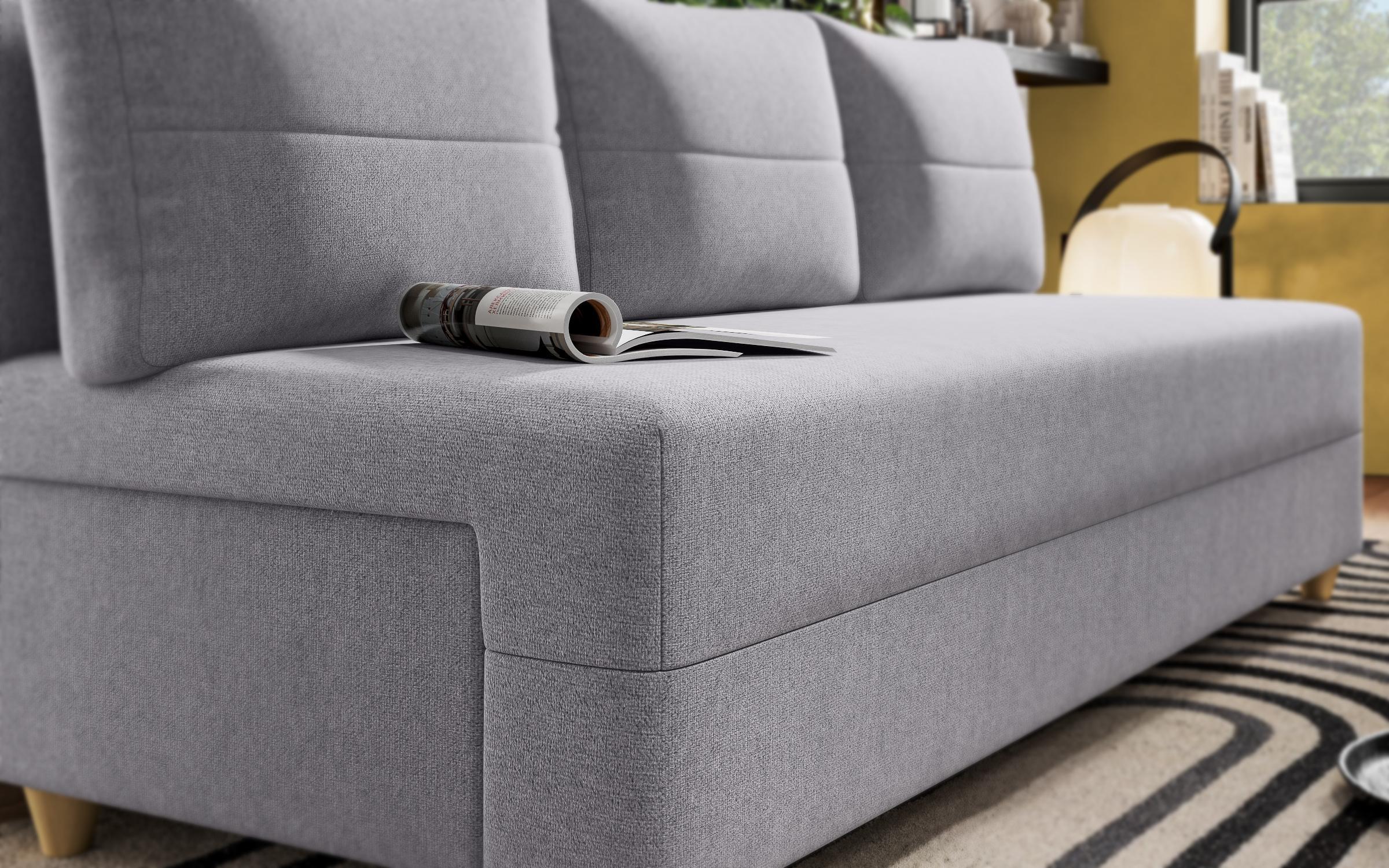 Canapea extensibila Arano, gri deschis  9