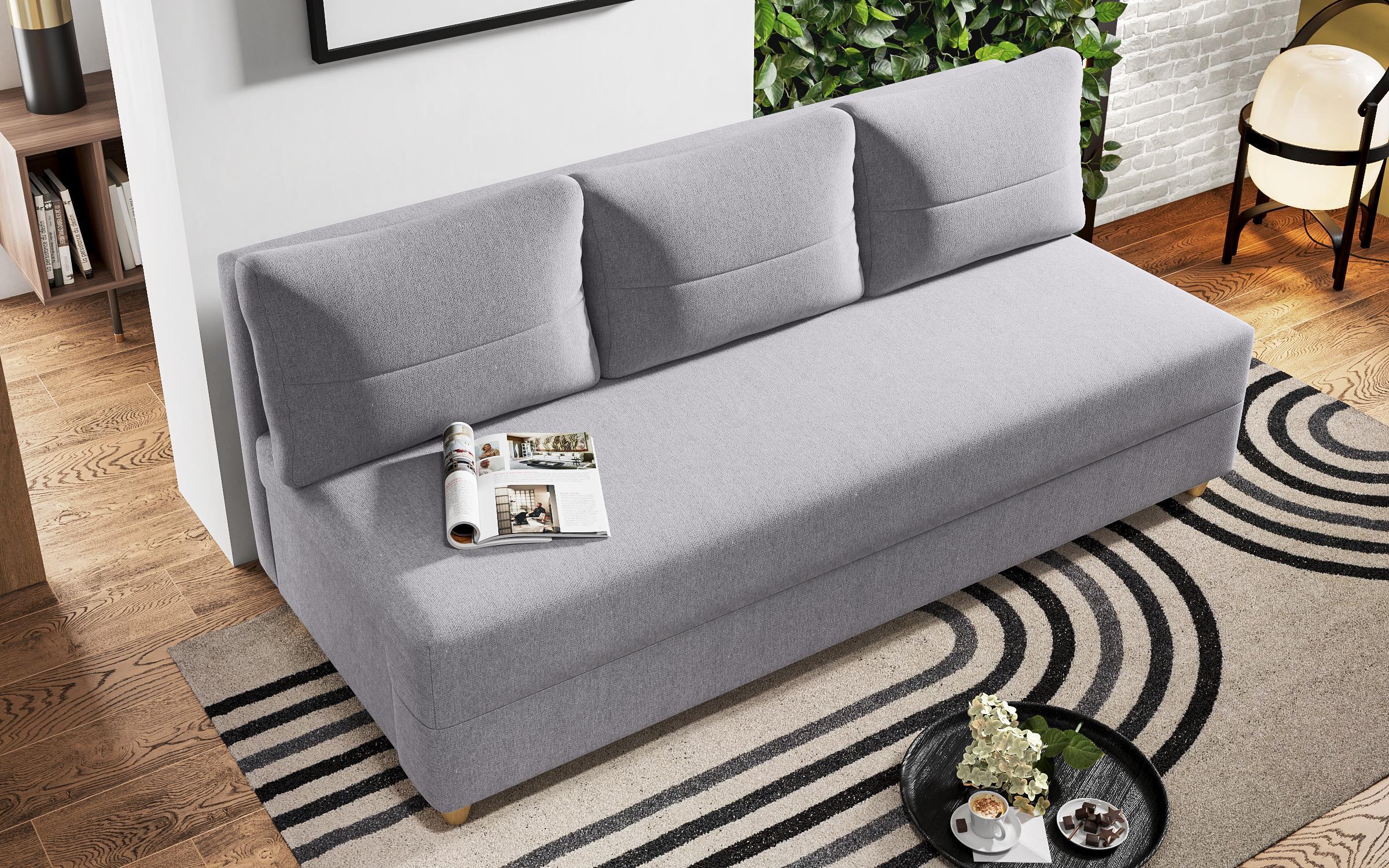 Canapea extensibila Arano, gri deschis  5