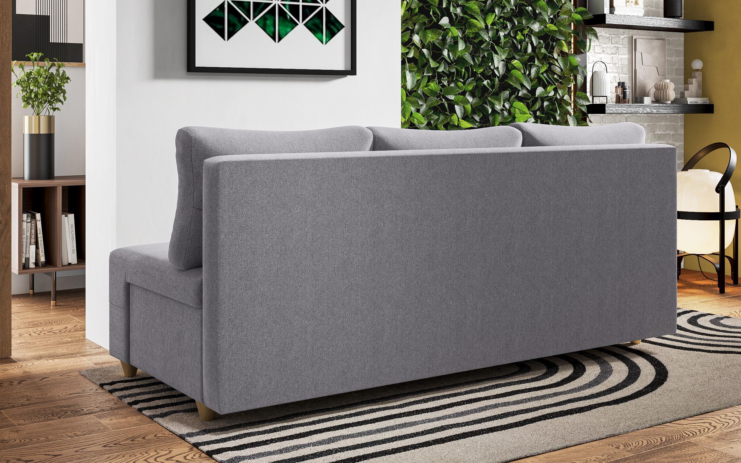 Canapea extensibila Arano, gri deschis  6