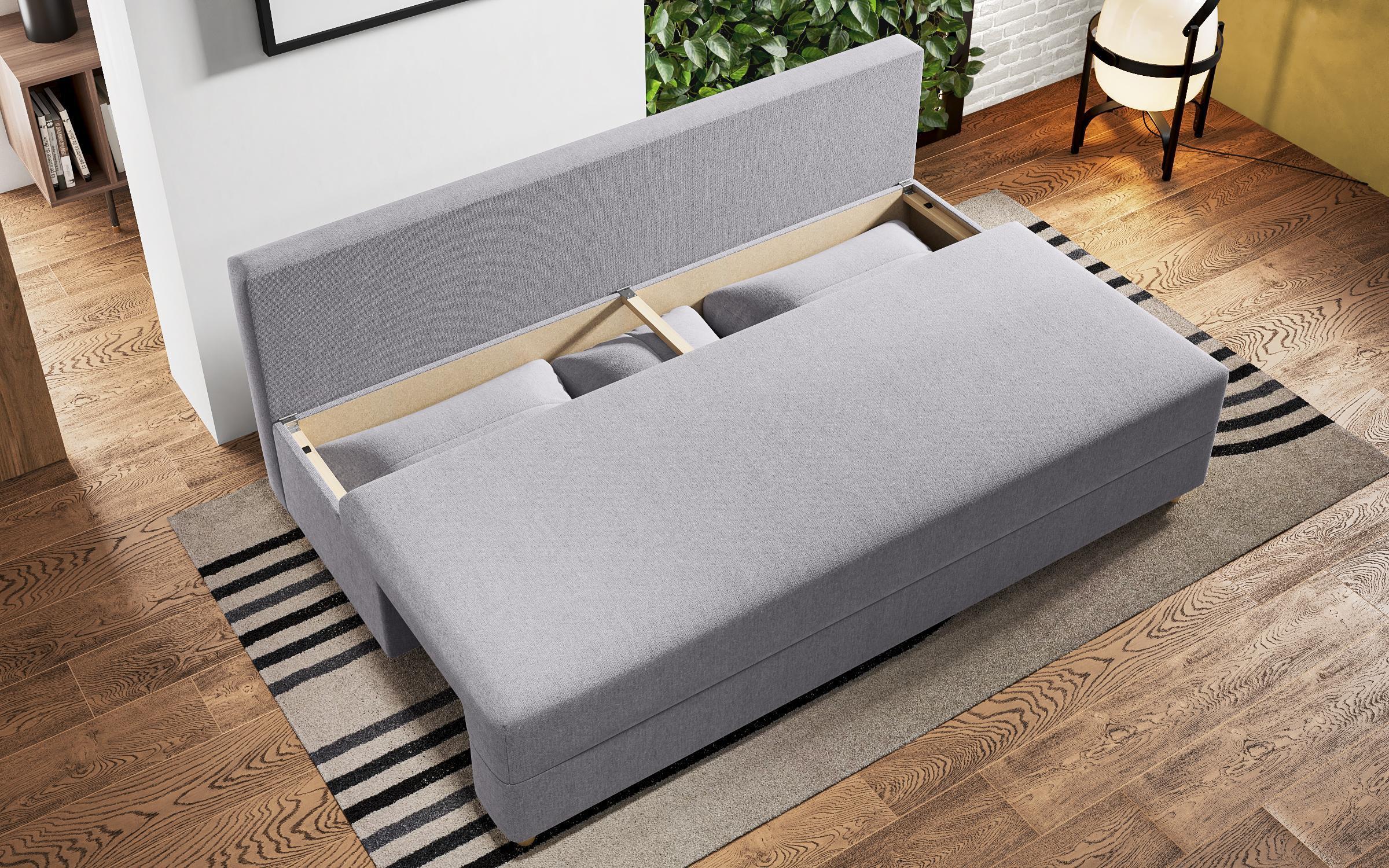 Canapea extensibila Arano, gri deschis  8