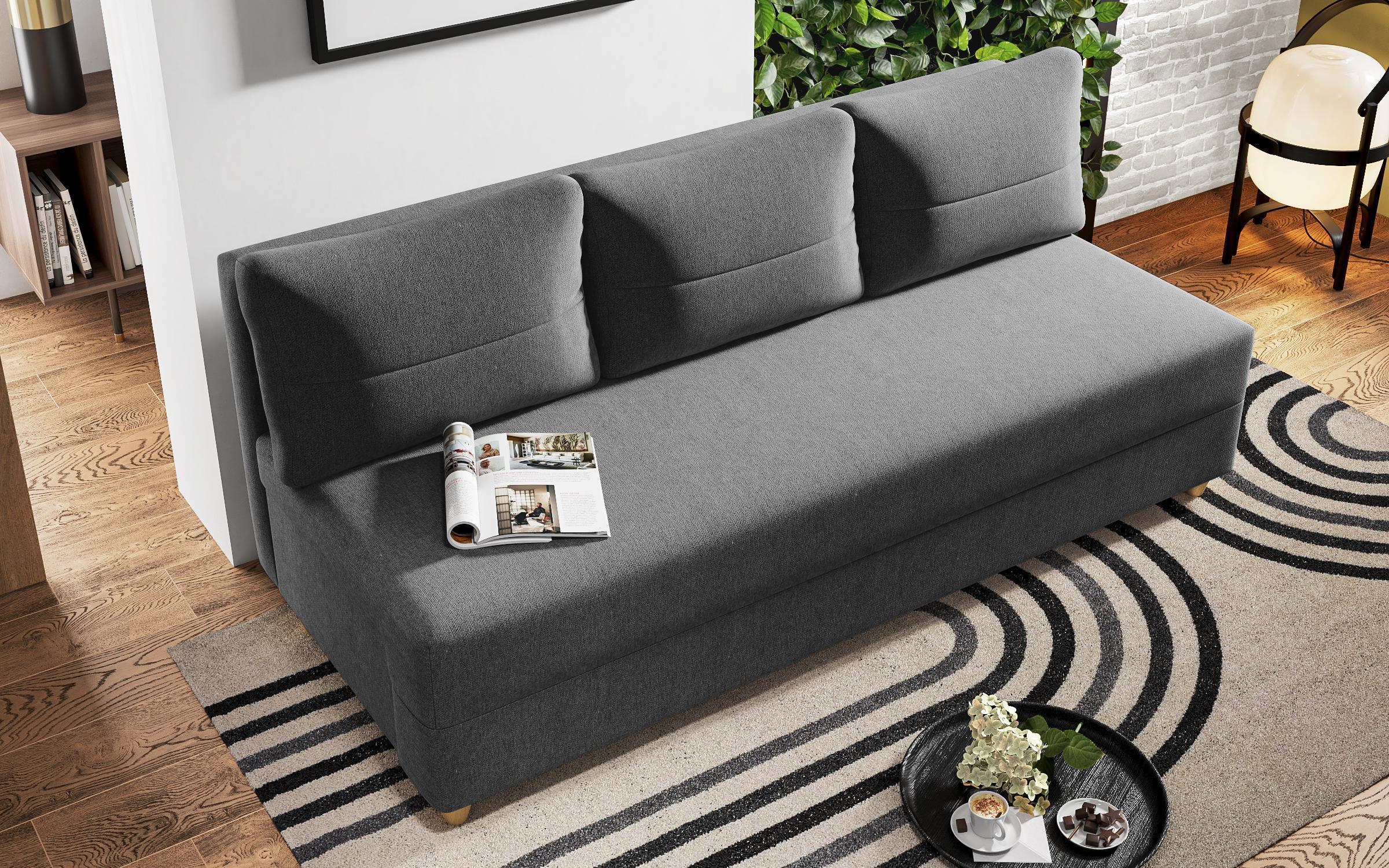 Canapea extensibila Arano, gri inchis  5