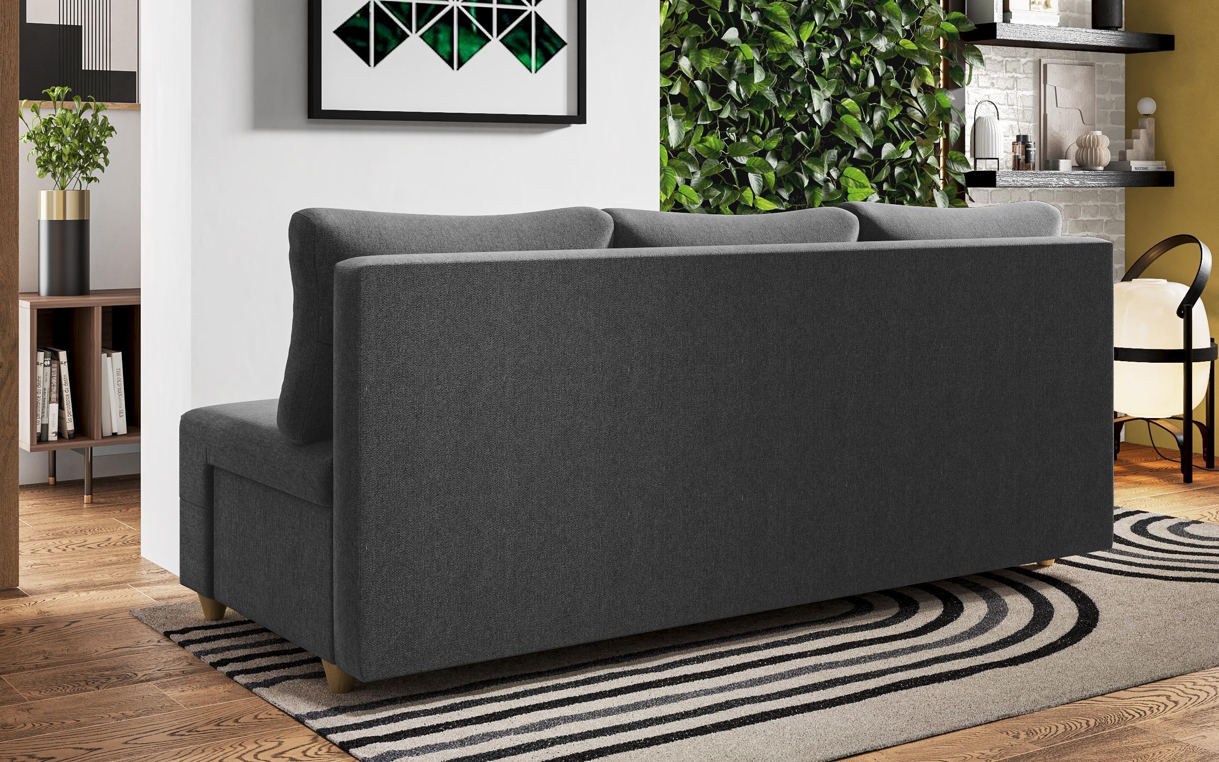 Canapea extensibila Arano, gri inchis  6