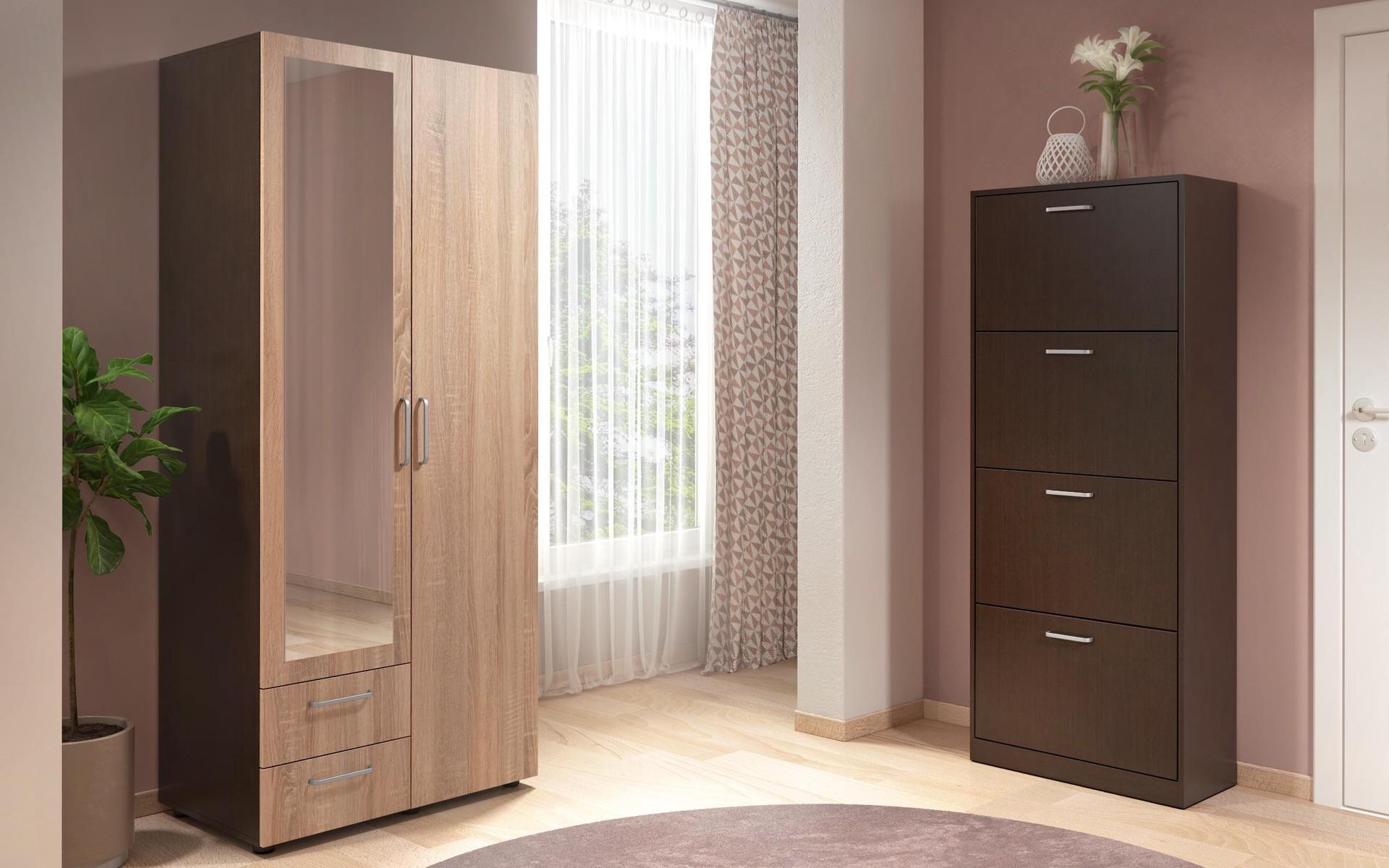Set pentru hol Solo, stejar sonoma + wenge  1