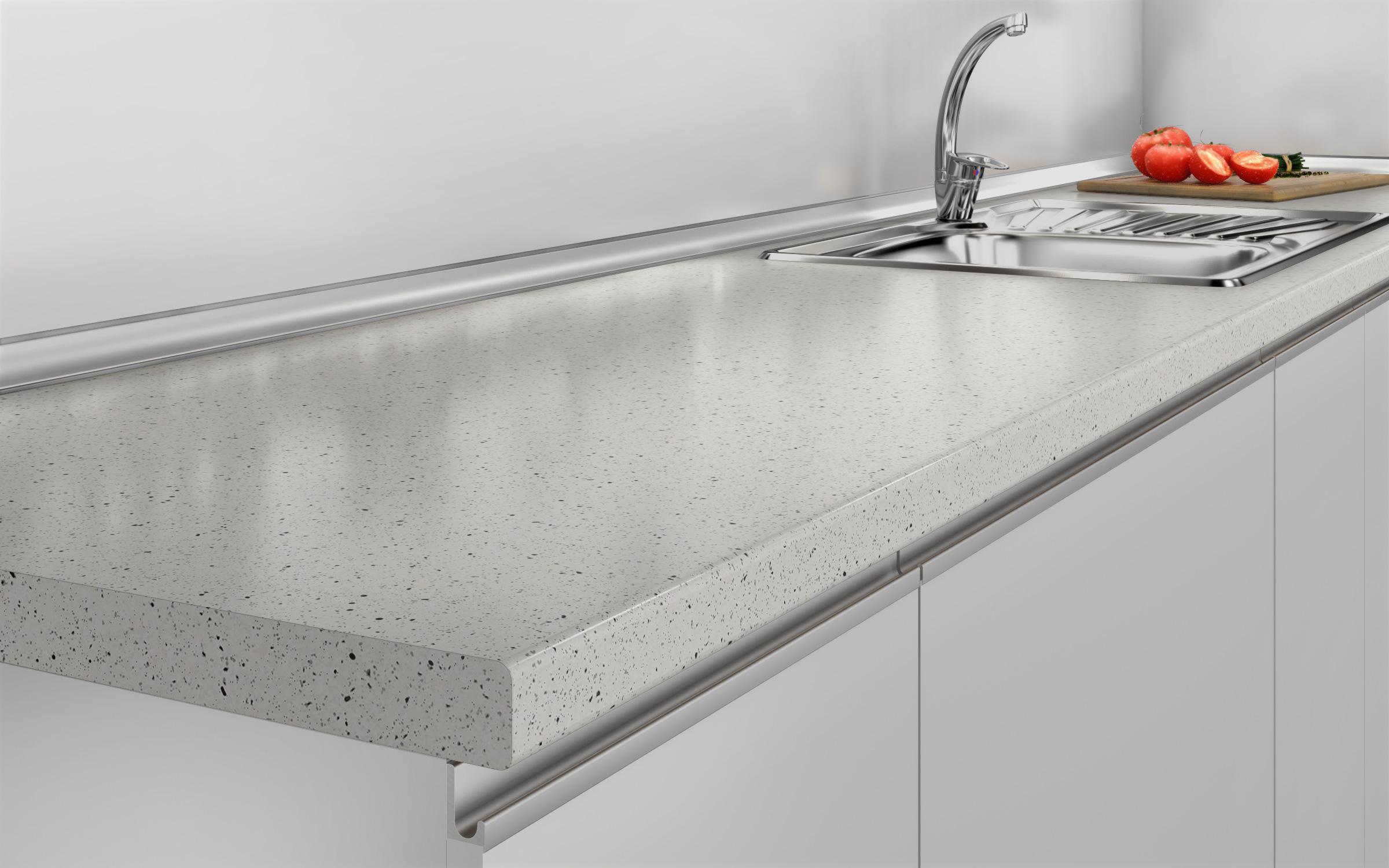 38mm/800mm Blat termic Apollo Alb, decor F024  1