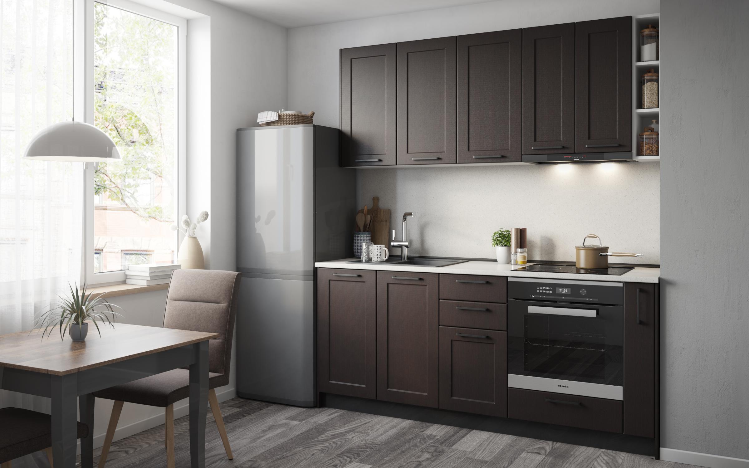 Dulap de bucatarie Sena 20, stejar espresso  6