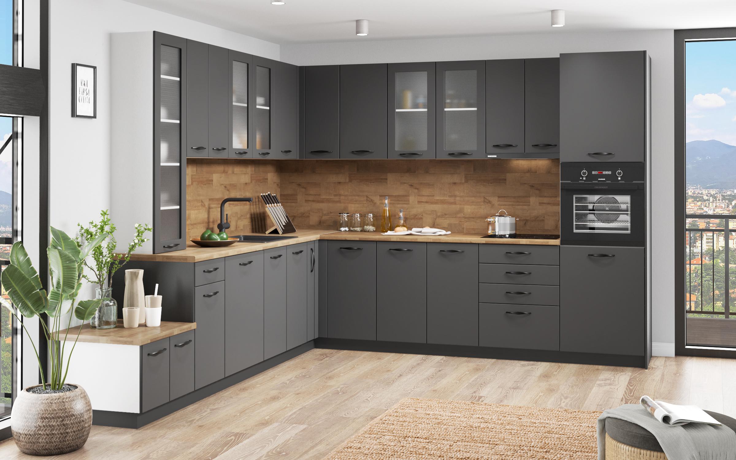 Usa pentru electrocasnice Simon 48, grafit  2