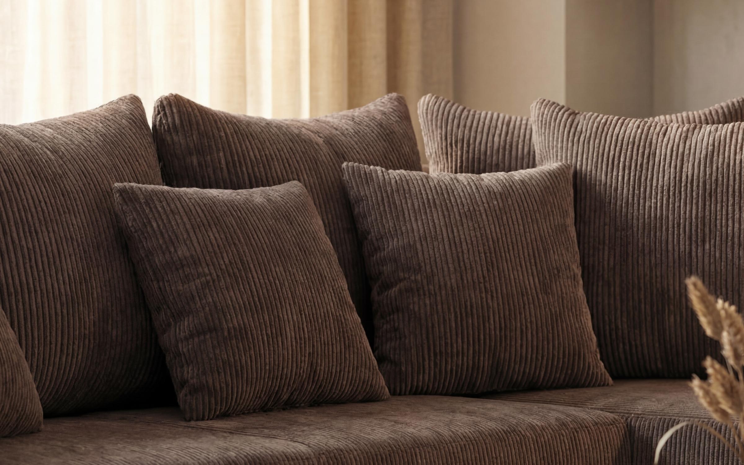 Coltar extensibil + taburet Londo, maro deschis  7