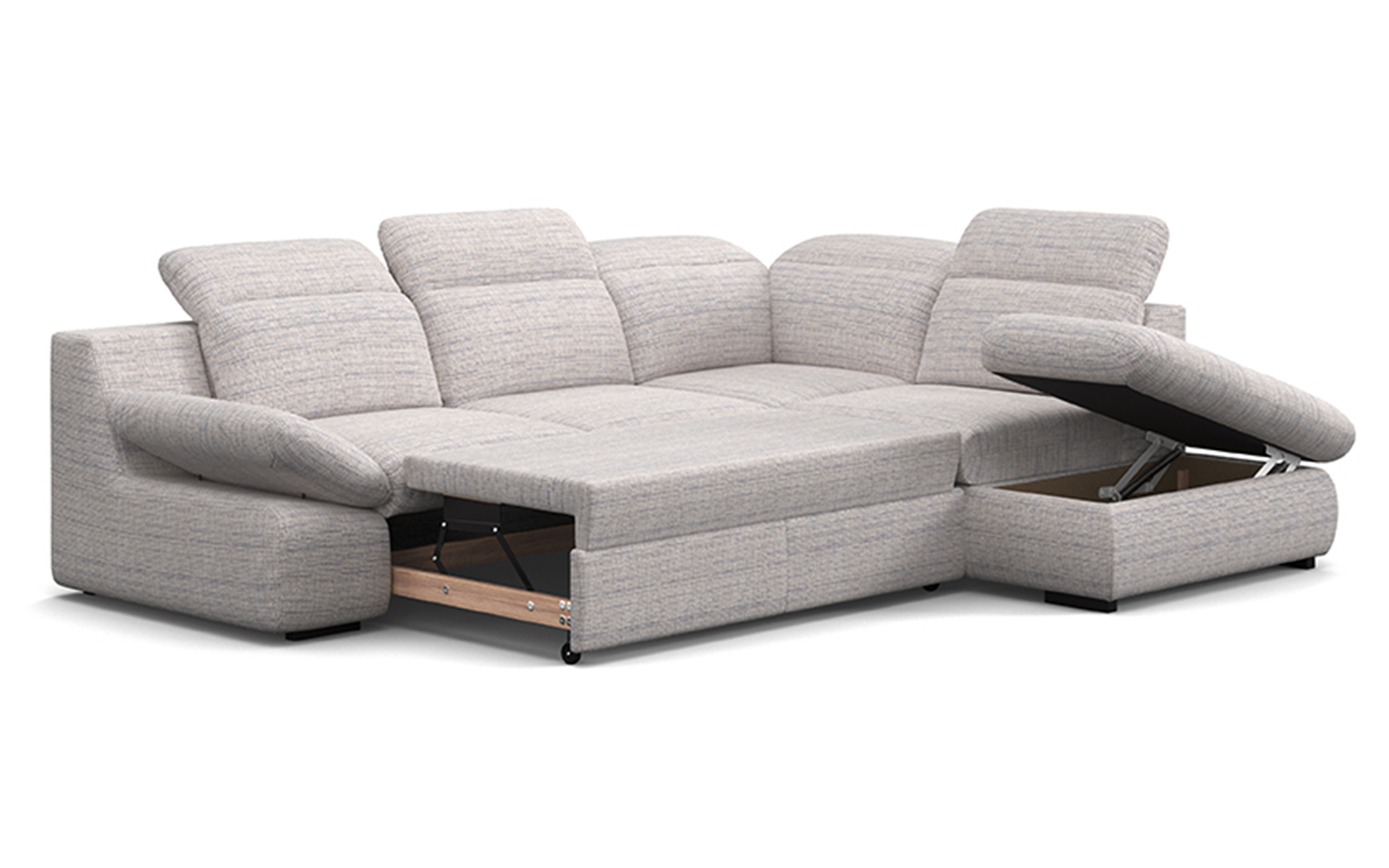 Coltar extensibil Loran, bej deschis  7