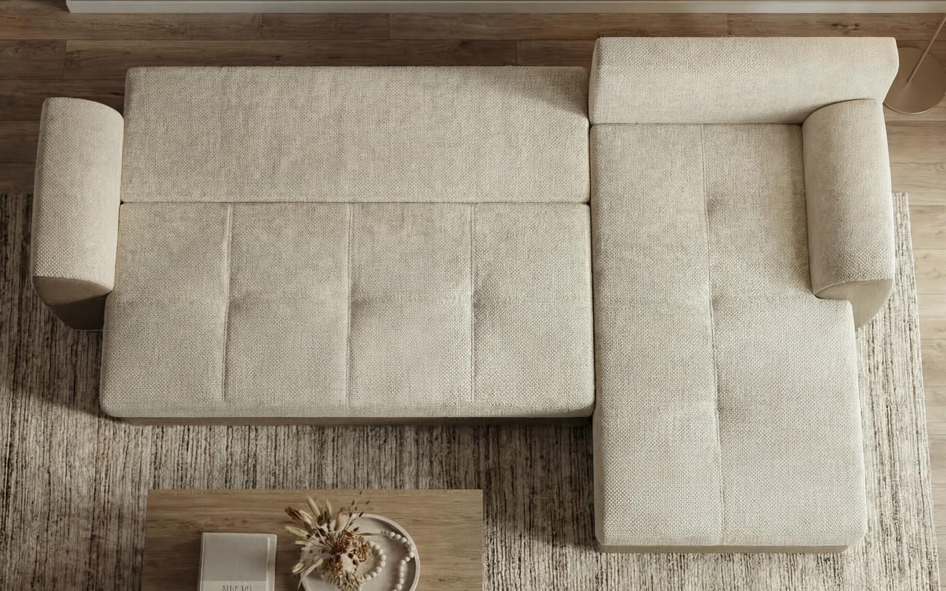 Coltar extensibil Lumis, bej + gri-bej  4