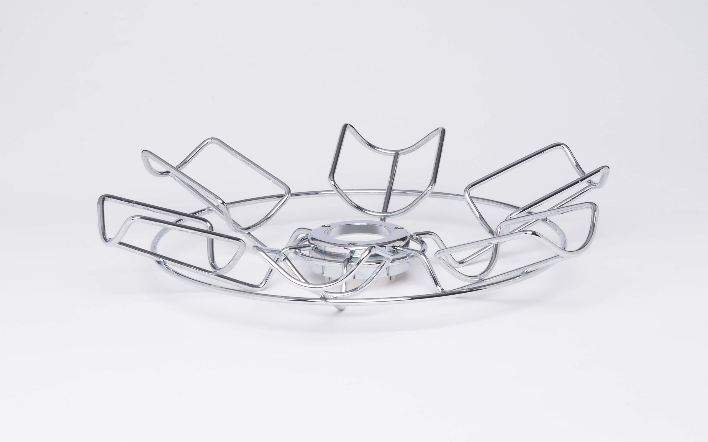 Raft in set cu 3 etajere M8010, crom  3