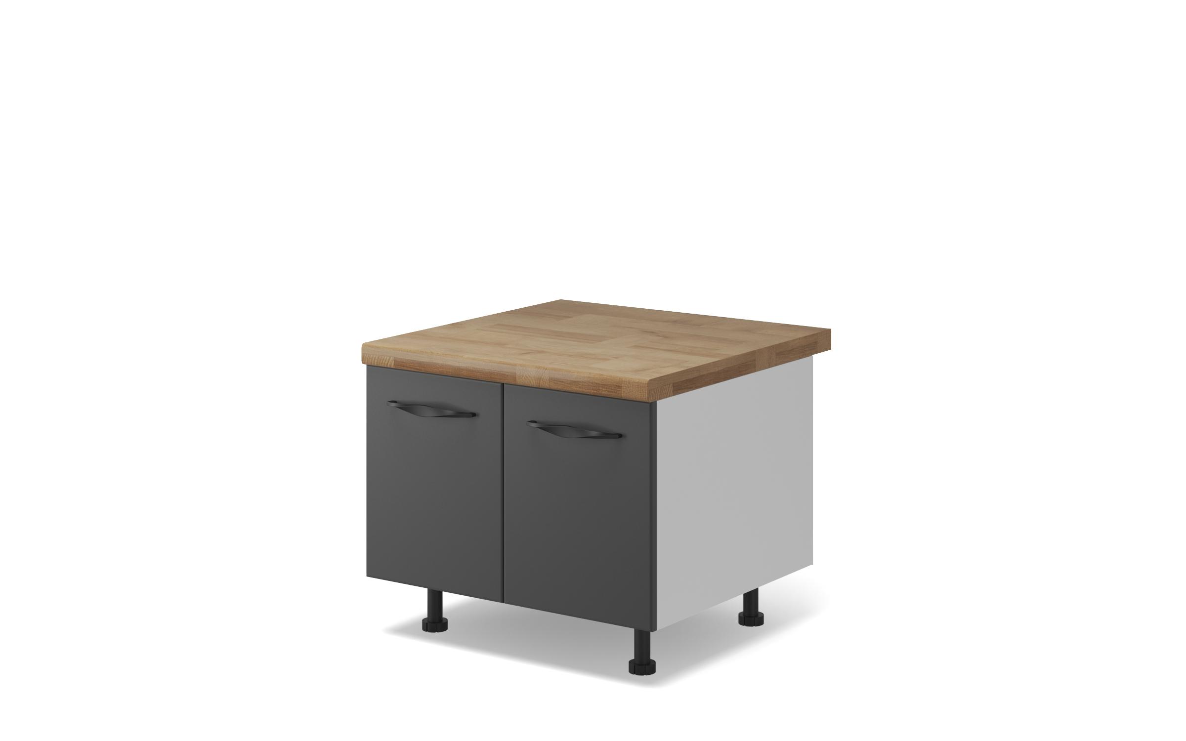 Dulap de bucatarie pentru cuptor mic Simon 19, grafit  1