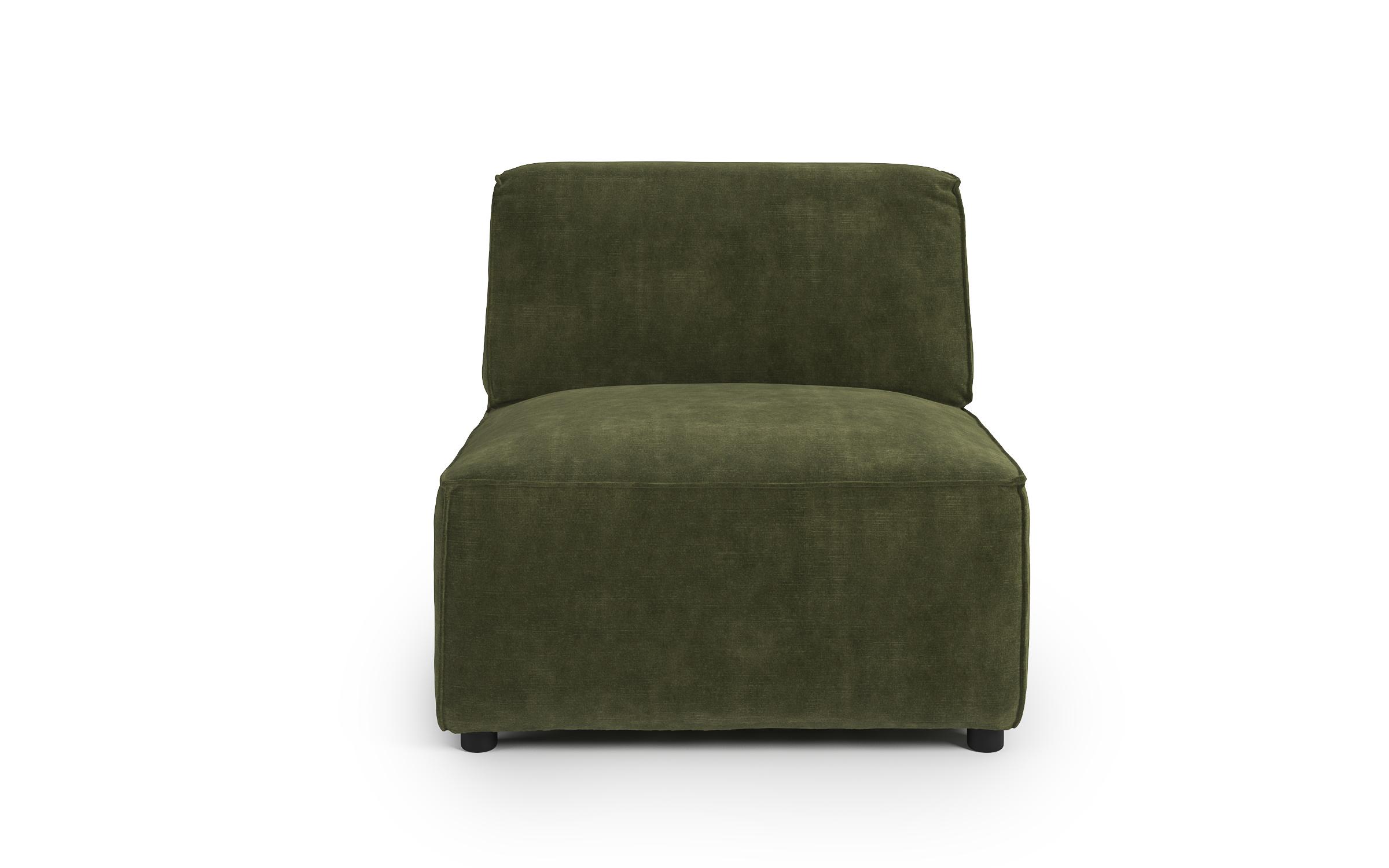 Fotoliu din coltar modular Verso, verde inchis  3