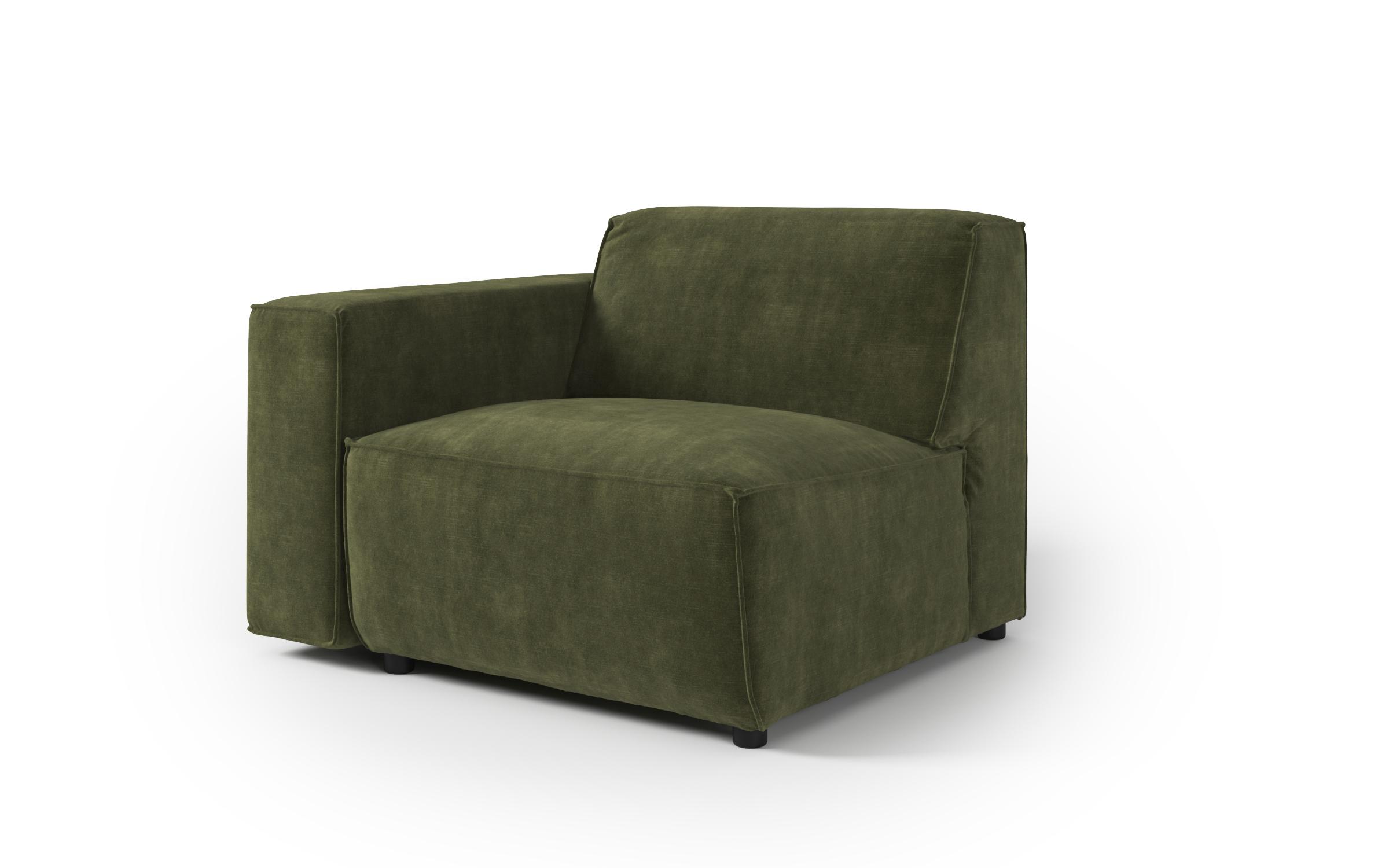 Canapea modulara Verso, verde inchis  3