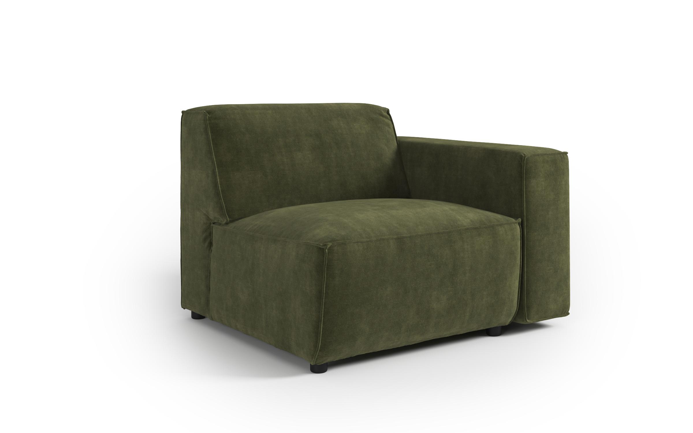 Canapea modulara Verso, verde inchis  4