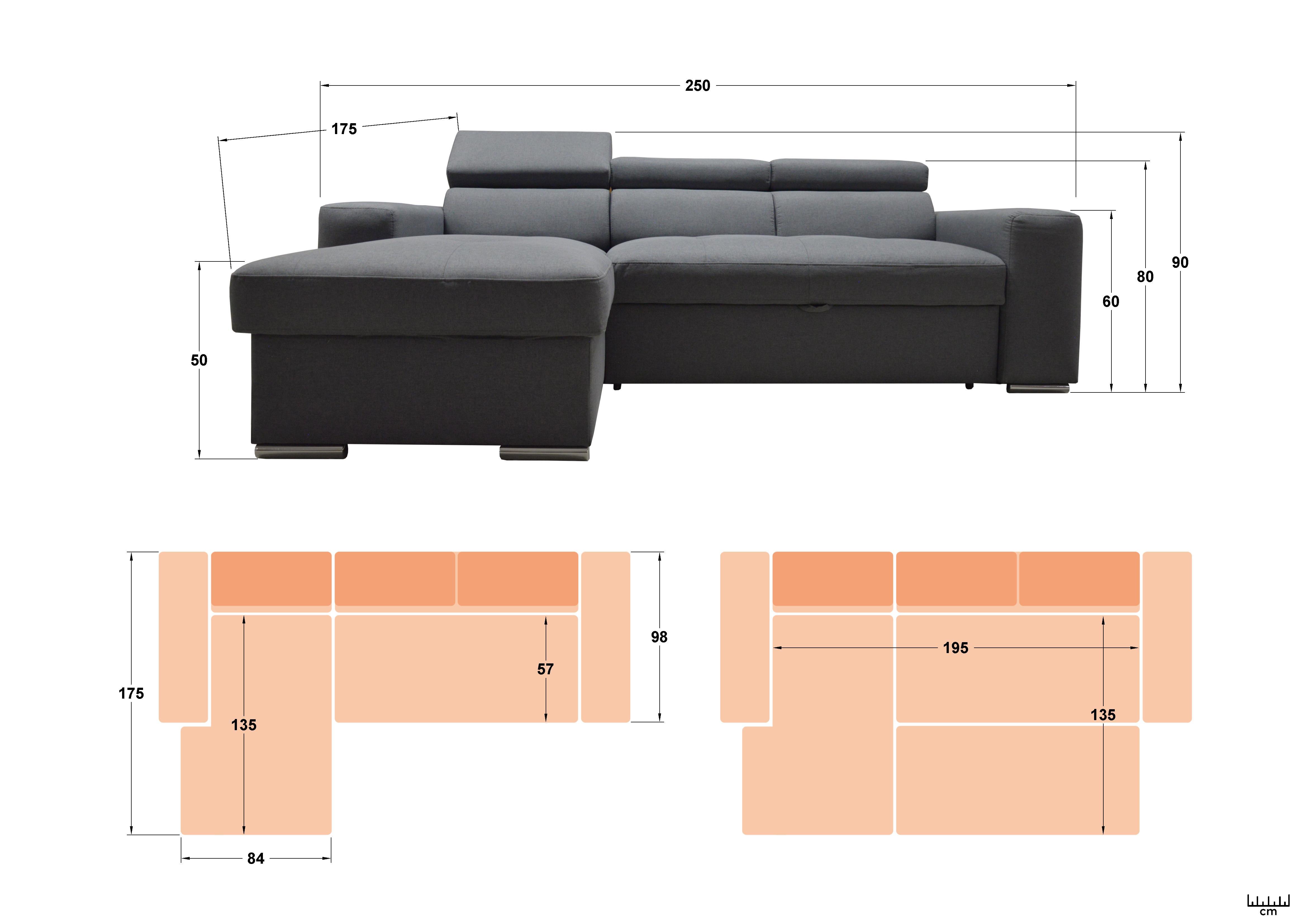 Coltar extensibil Navi Extra, gri deschis  2