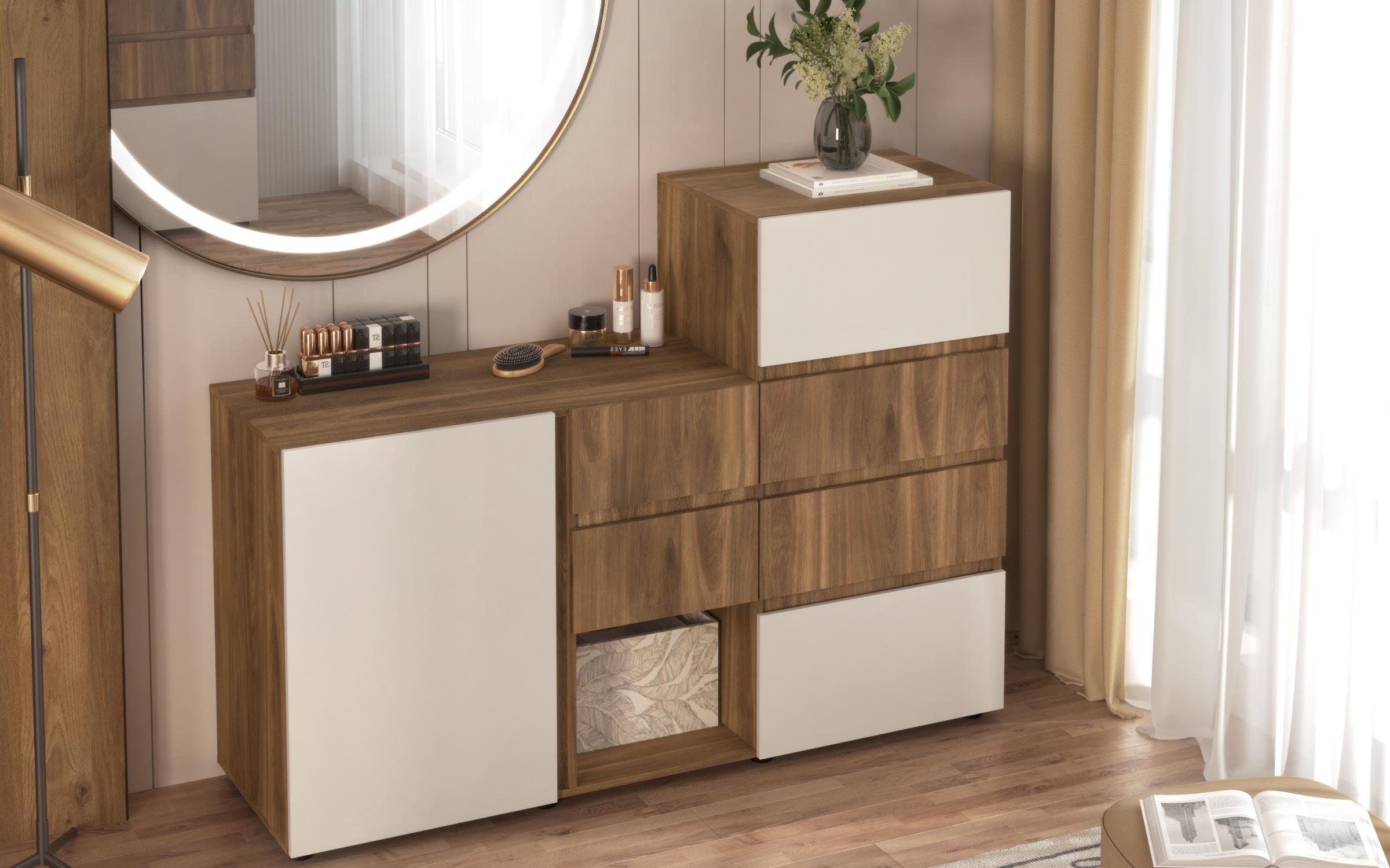 Comoda Neit M, stejar coniac + casmir  5