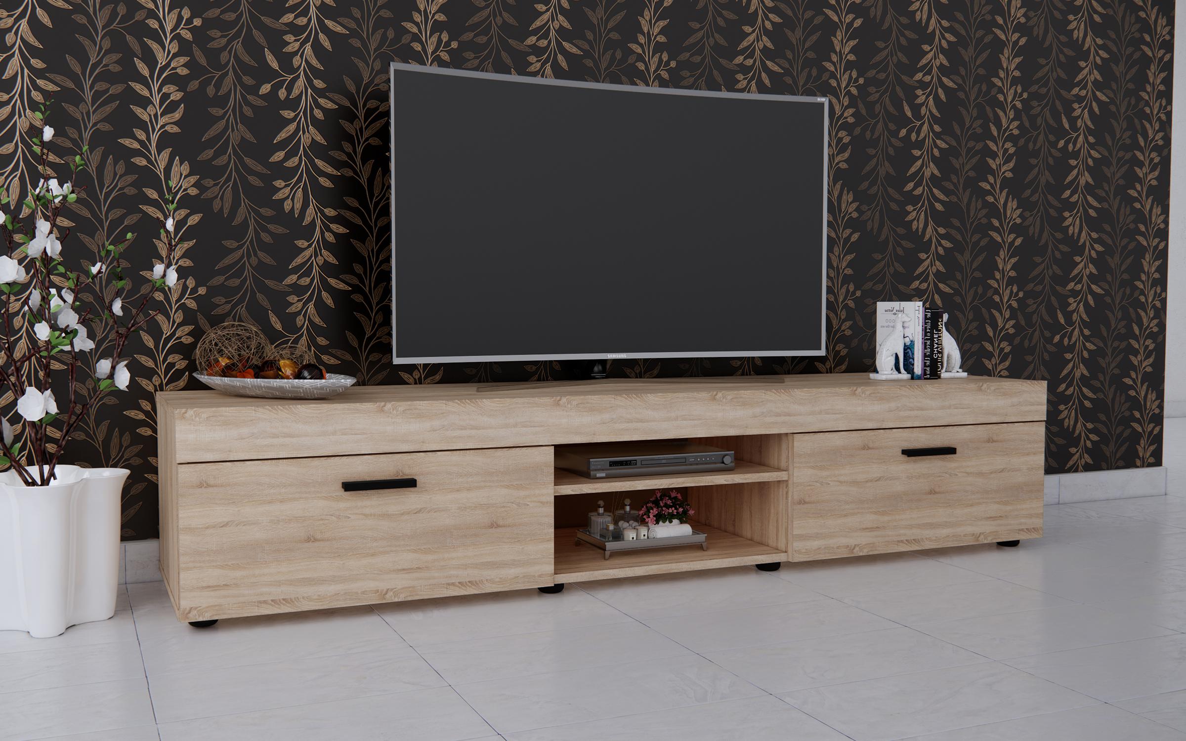 Modul TV Matis, stejar sonoma  3