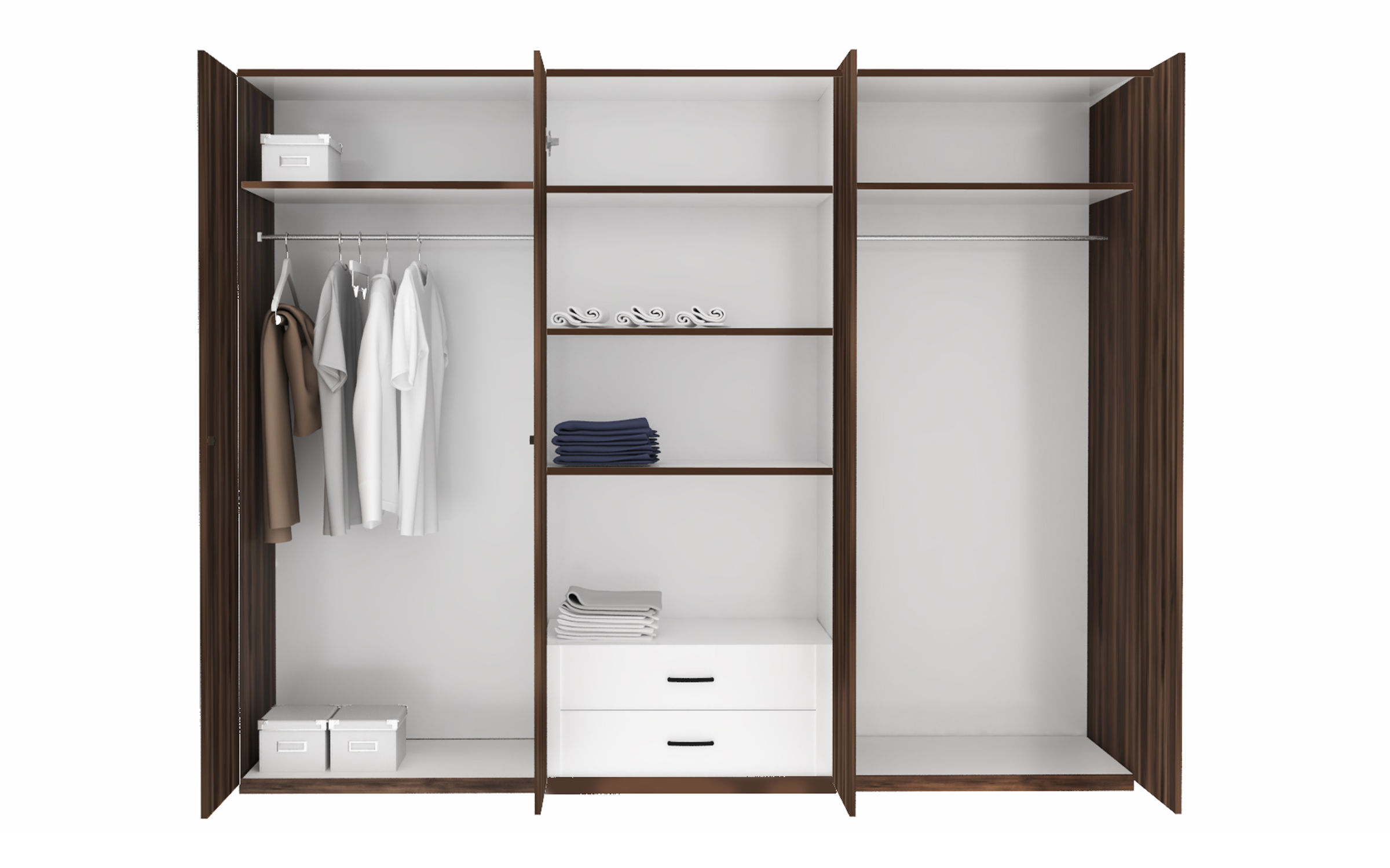 Set dormitor 160/200 Aloma, stejar Ristretto Baroque + decor marmura alba  7