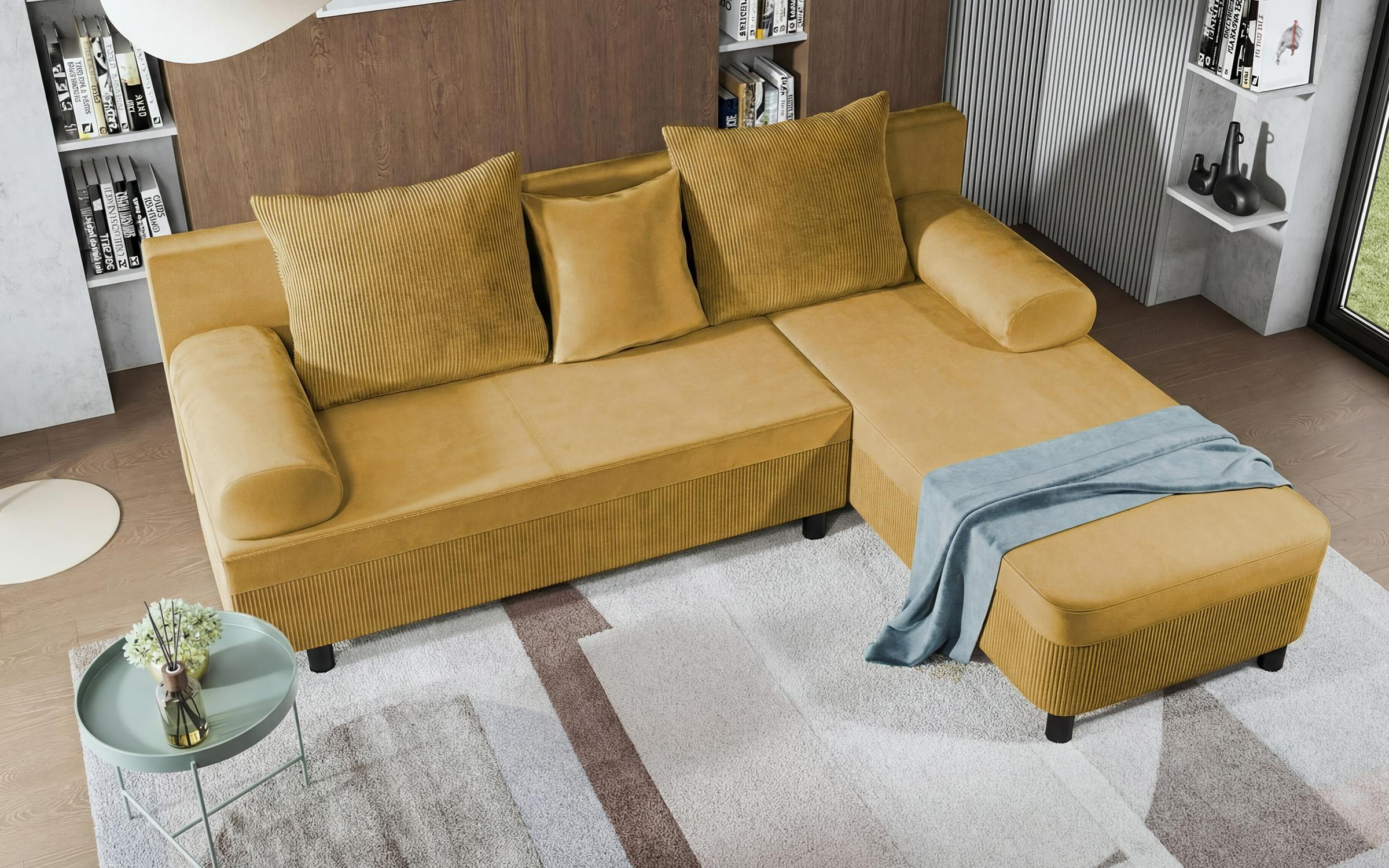 Coltar extensibil Delano, mustar  5