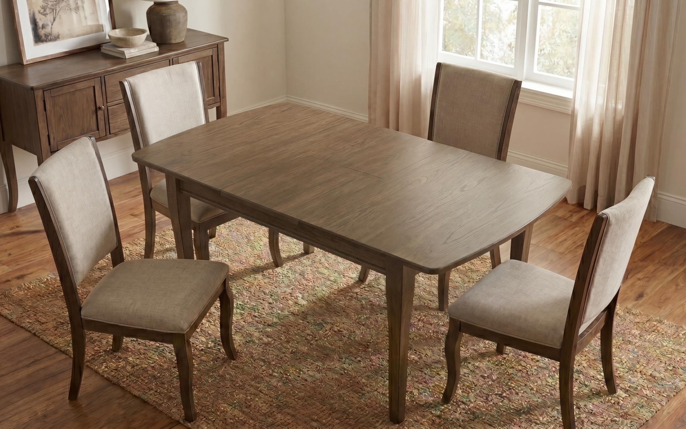 Masa dining /extensibila/ Ravela, nuc deschis  3