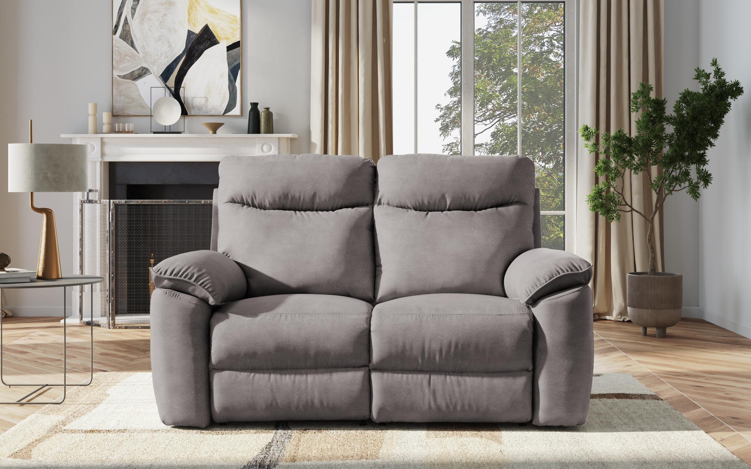 Recliner 2 locuri /mecanism manual/ Adesto, gri  4