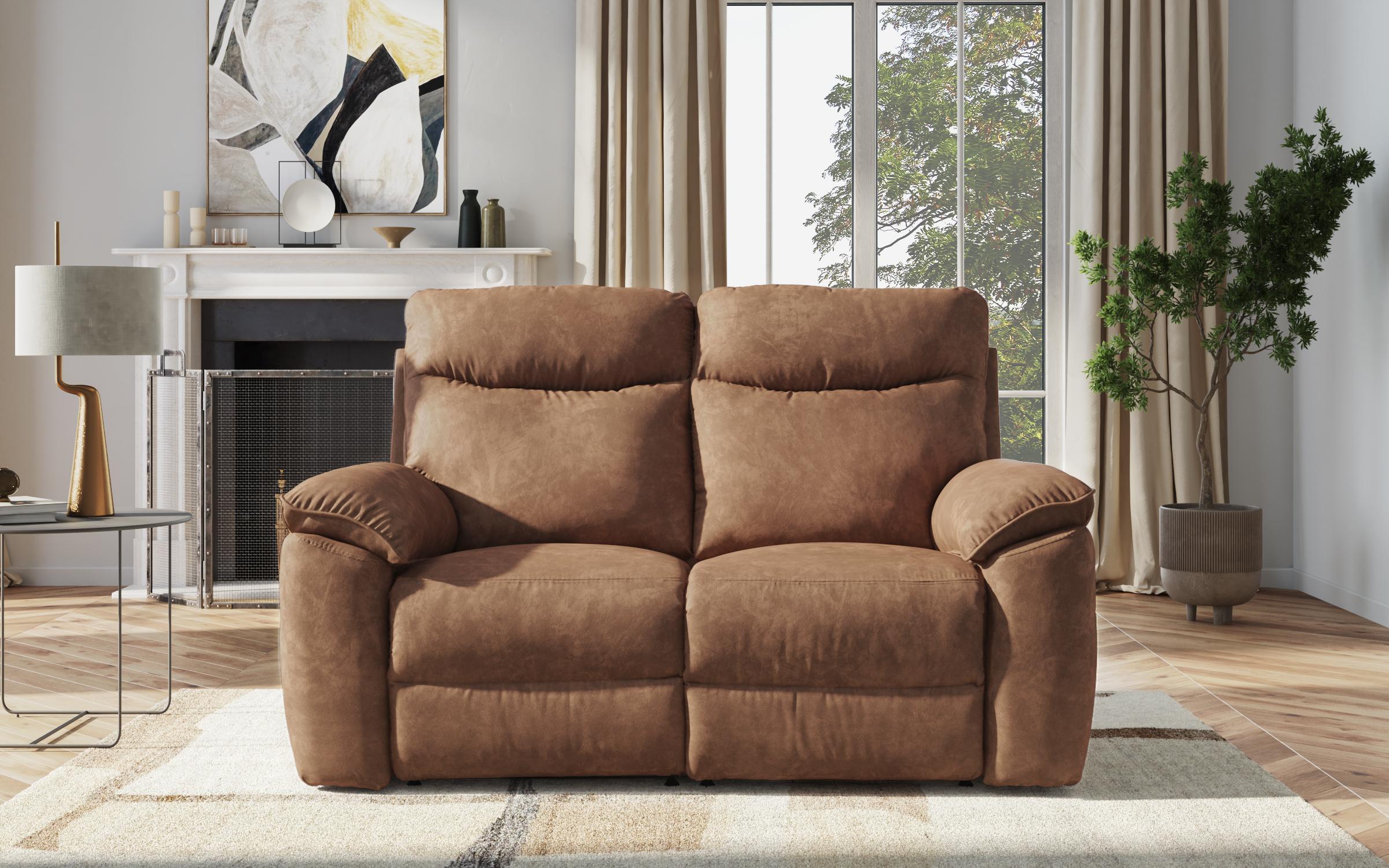 Recliner 2 locuri /mecanism manual/ Adesto, maro  10